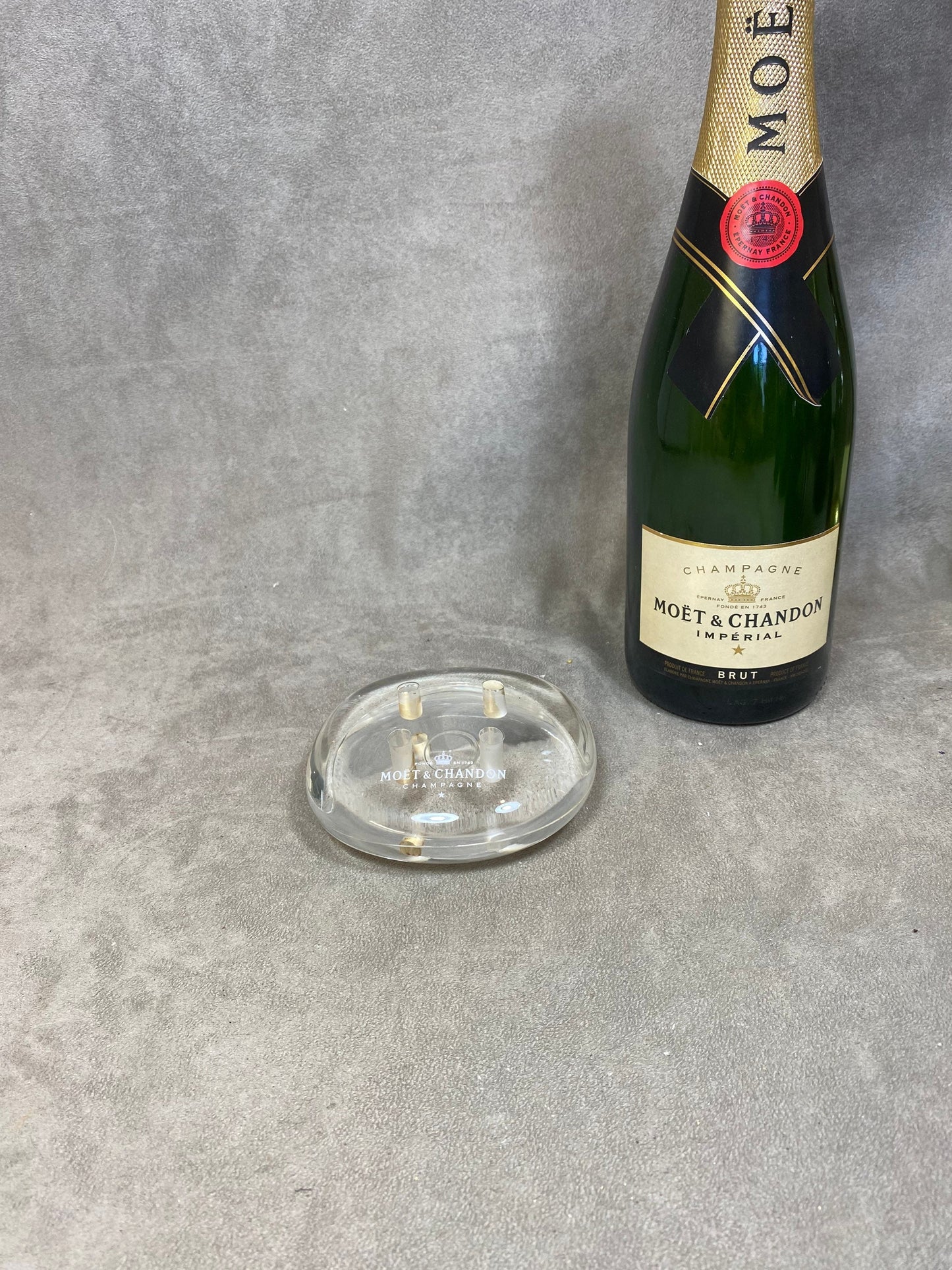 SELTENER Vintage-Champagnerflötenhalter aus Kunststoff von Moet et Chandon, 4-teilig, Made in France