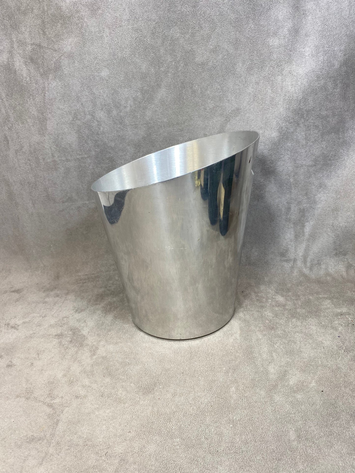 Seau à champagne Jacquart vintage en aluminium Made in france