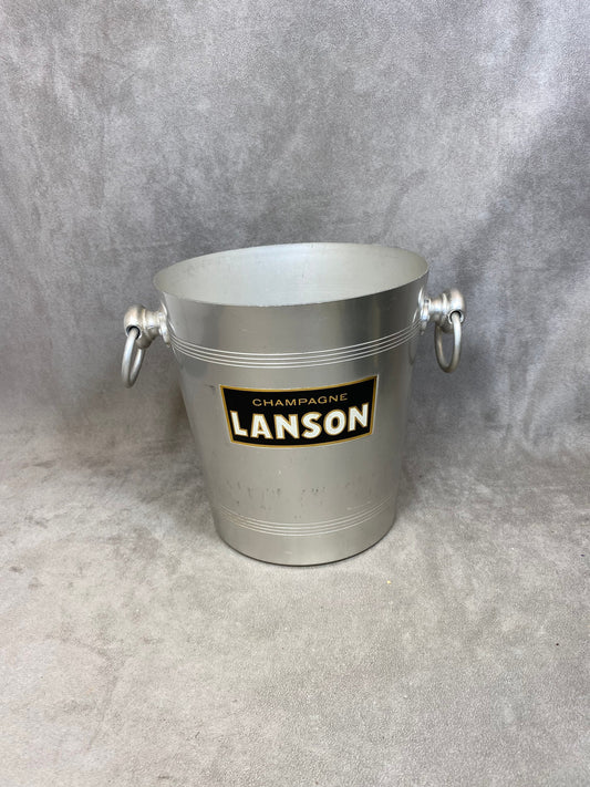 Seau à champagne Lanson  en aluminium  Champagne Lanson vintage