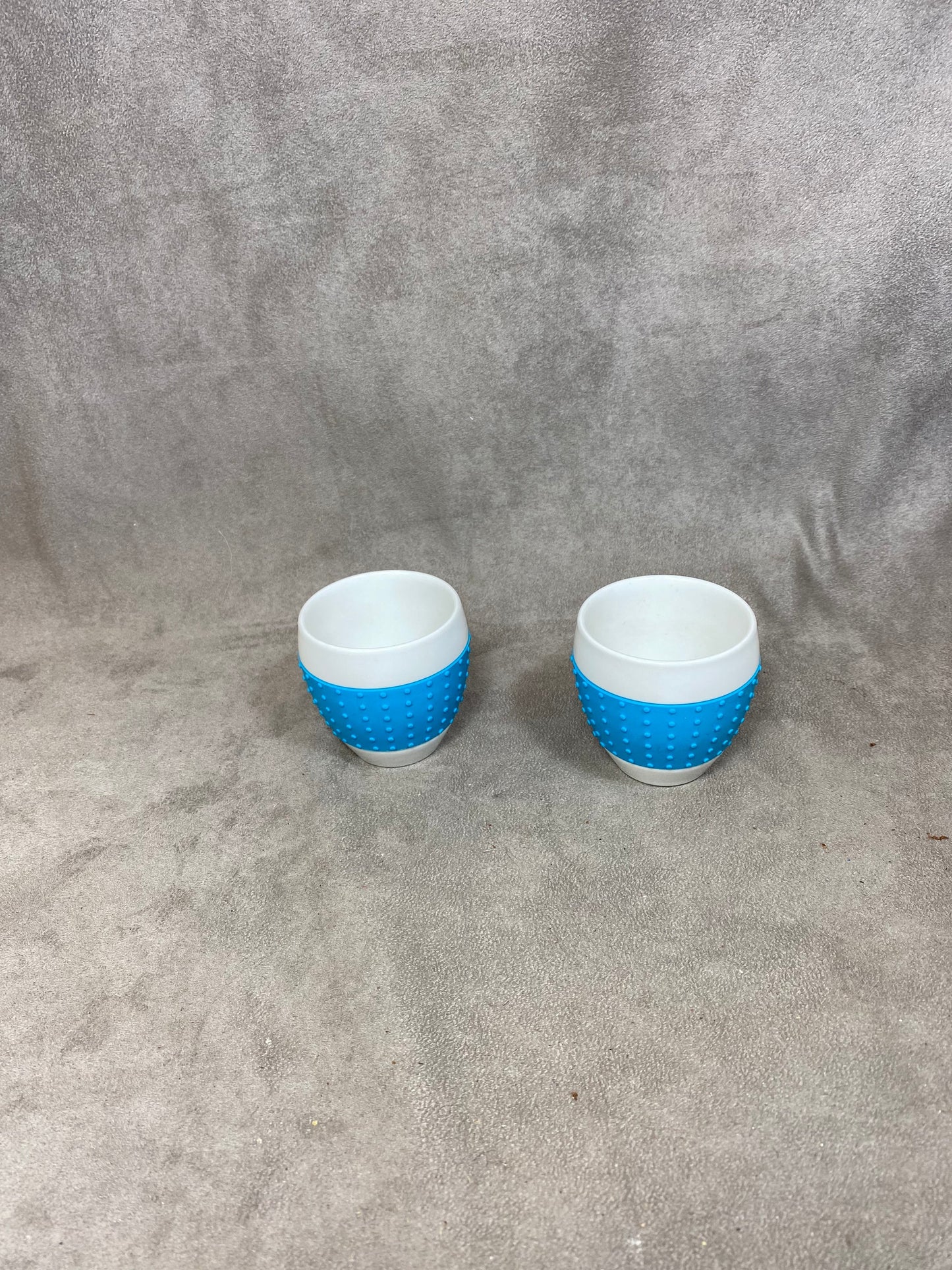 Set of 2 Porcelain Cups, Bodum, Switzerland, Vintage 2000