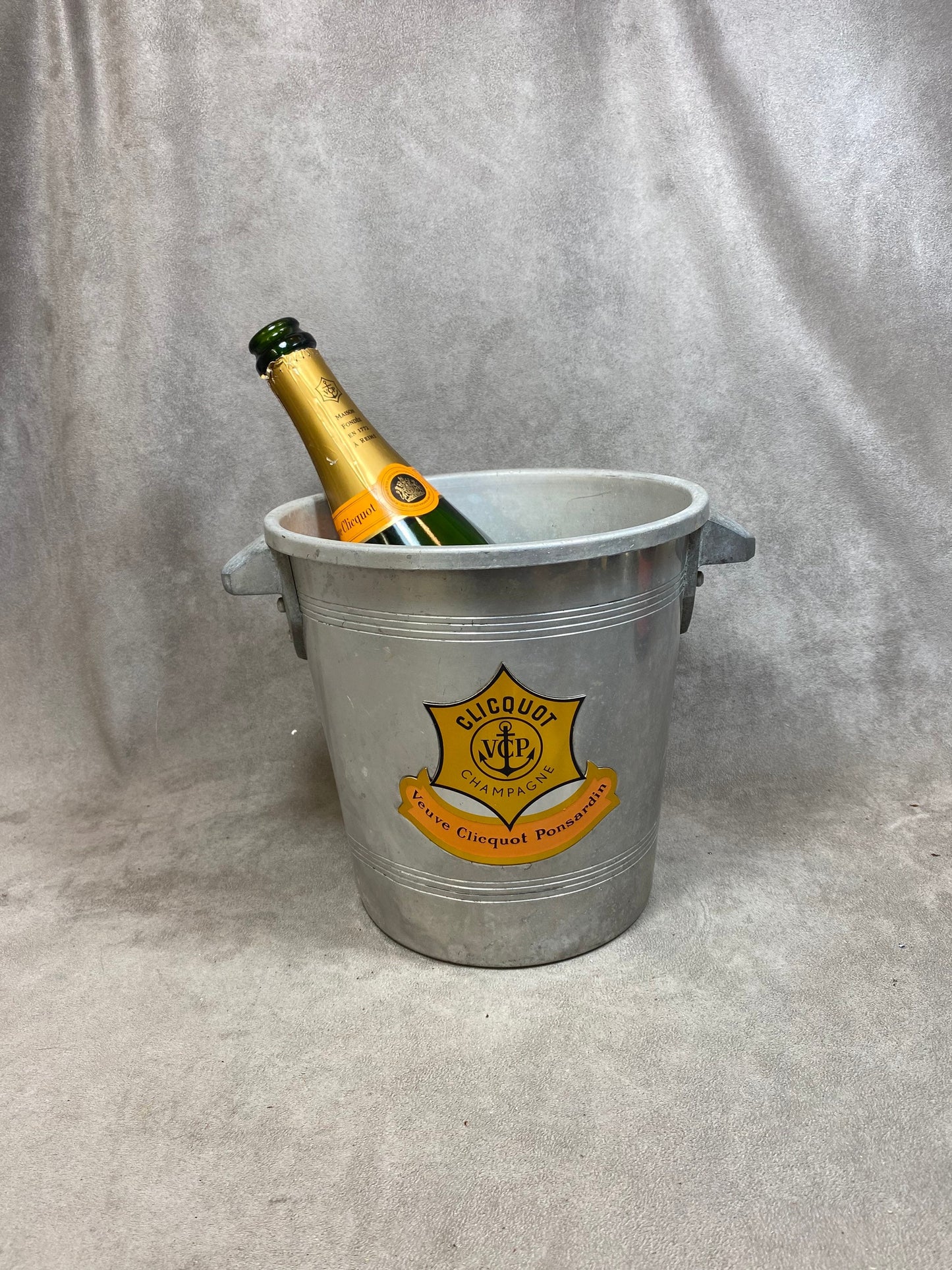 SELTENER Veuve Clicquot Vintage Champagner-Eimer für Champagnerflasche Veuve Clicquot Eimer, Champagner, Champagner-Geschenk Made in France