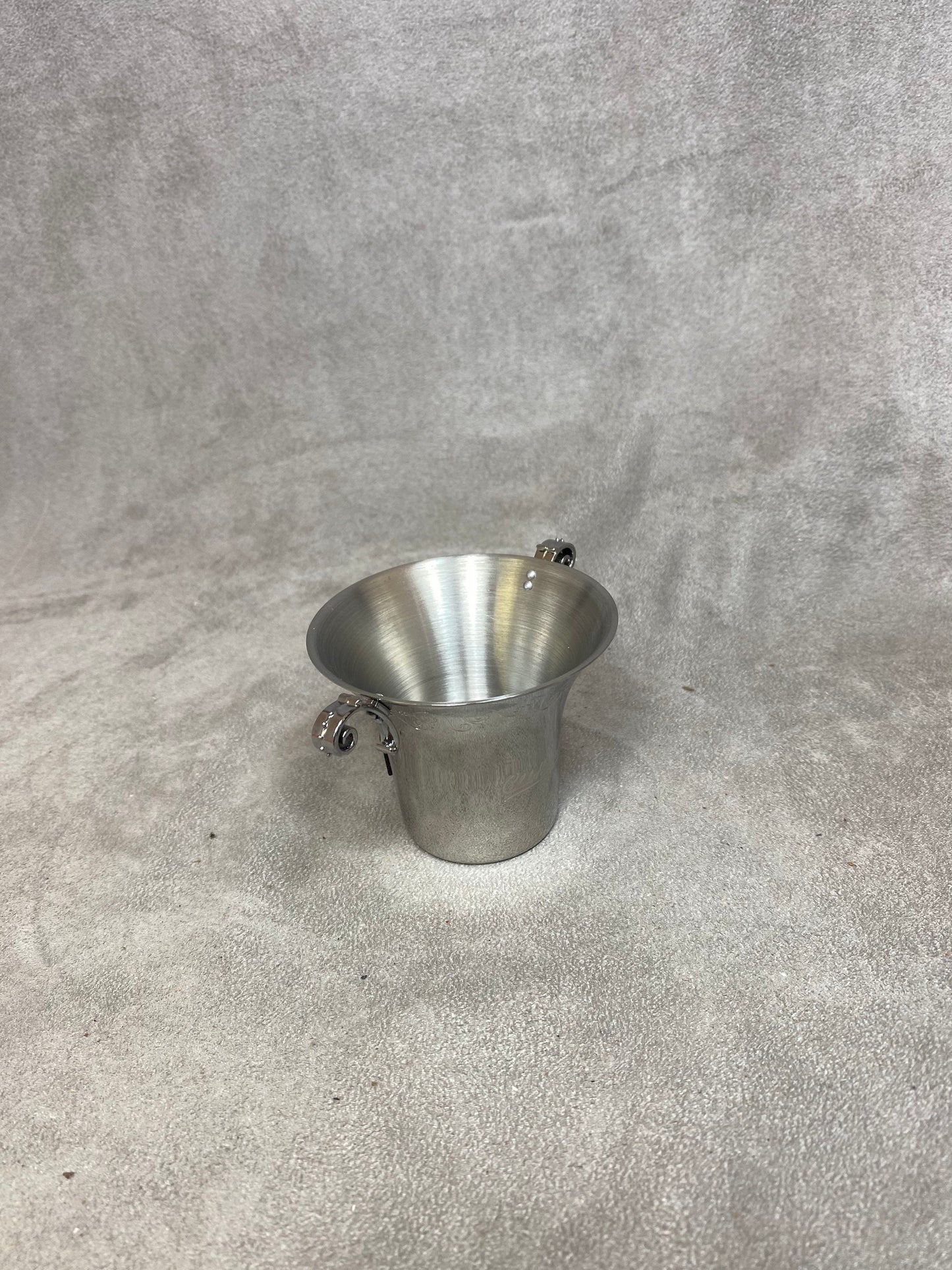 RARE Beautiful Vintage Charles Heidsieck Limited Edition Stainless Steel Miniature Champagne Bucket 1980s