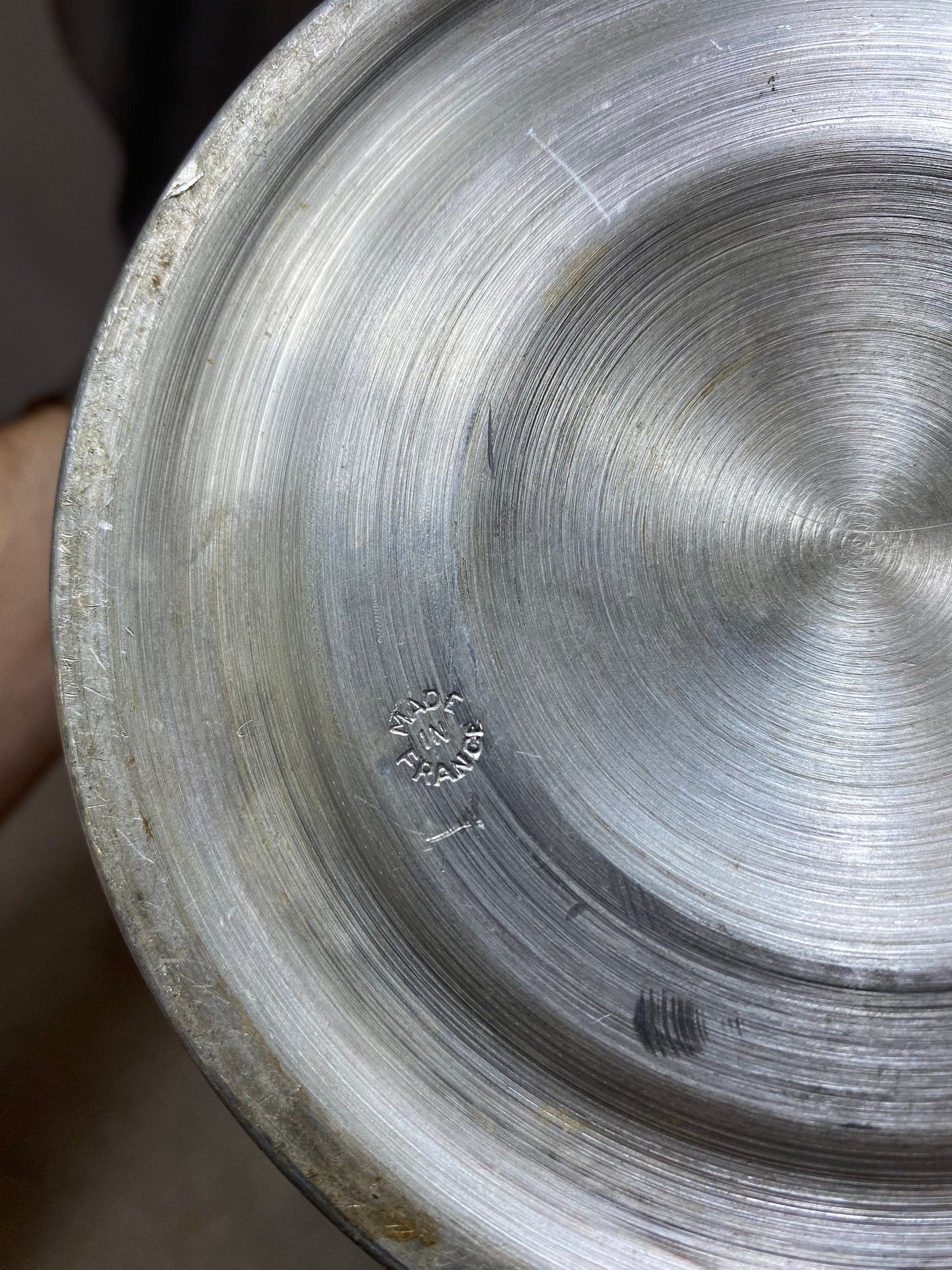 Seau à champagne vintage Champagne Irroy en aluminium  Made in France