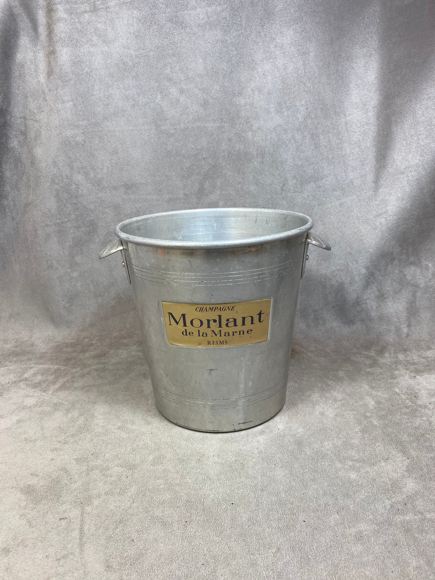 Millésime Français Champagne Bucket Cooler MORLANT CHRISTOFLE Seau à champagne en métal 1950's