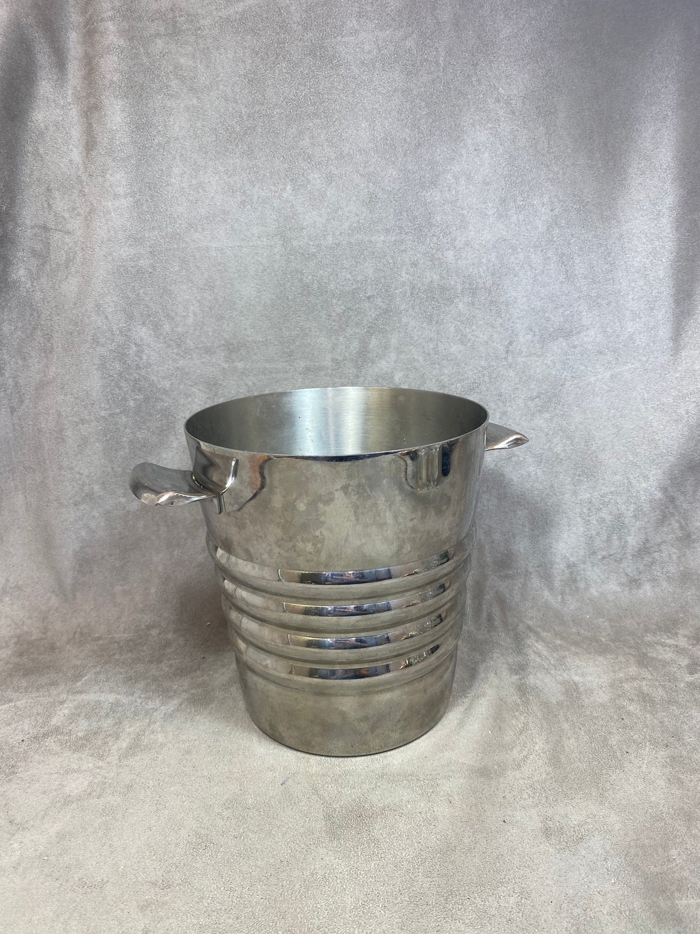 Seau à Champagne en Métal, Made in France, Vintage 1970