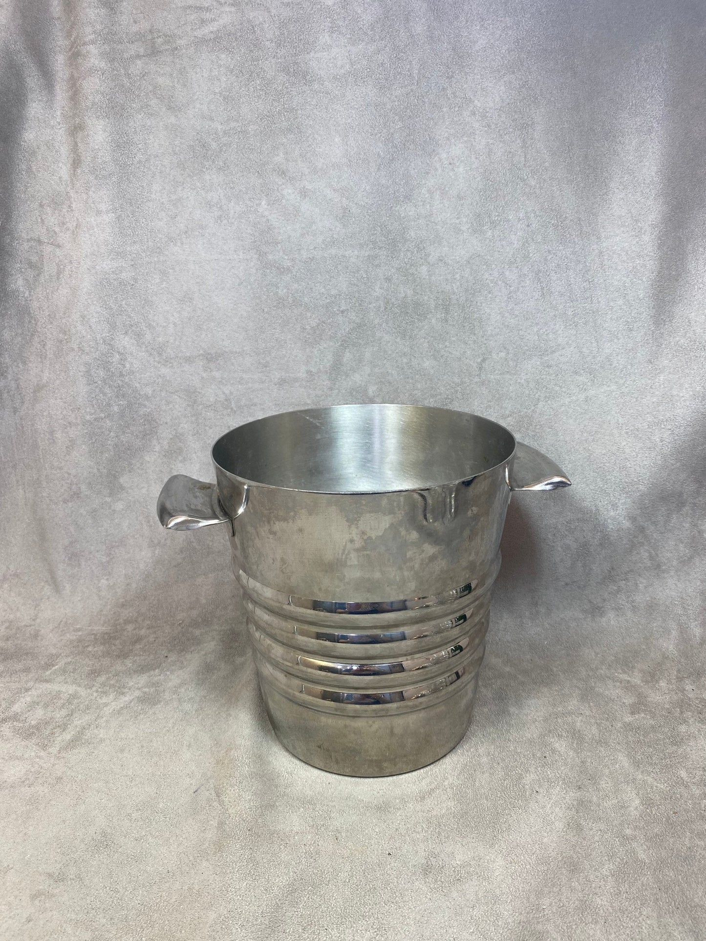 Seau à Champagne en Métal, Made in France, Vintage 1970