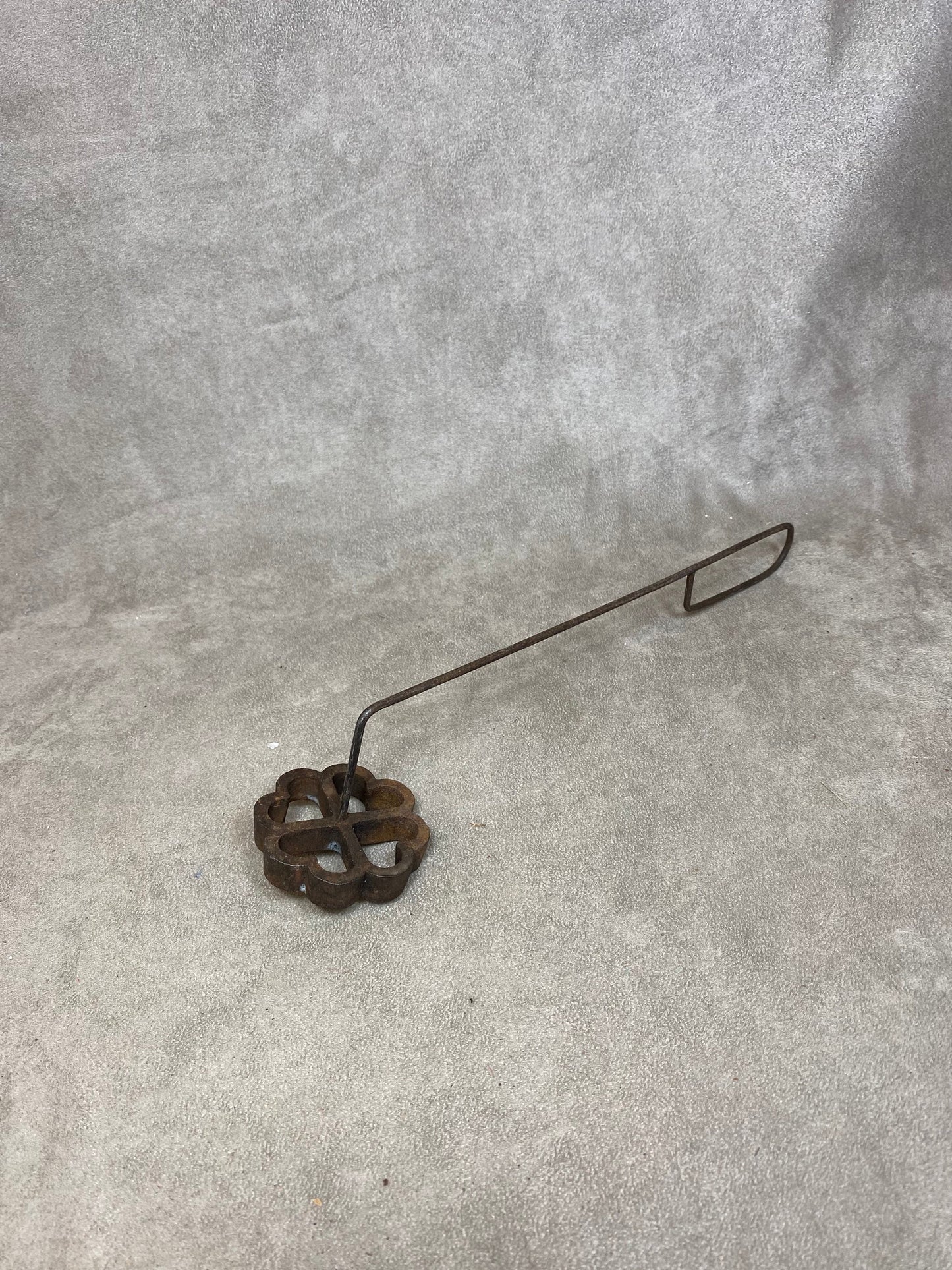 Vintage steel and cast aluminum donut irons Made in France