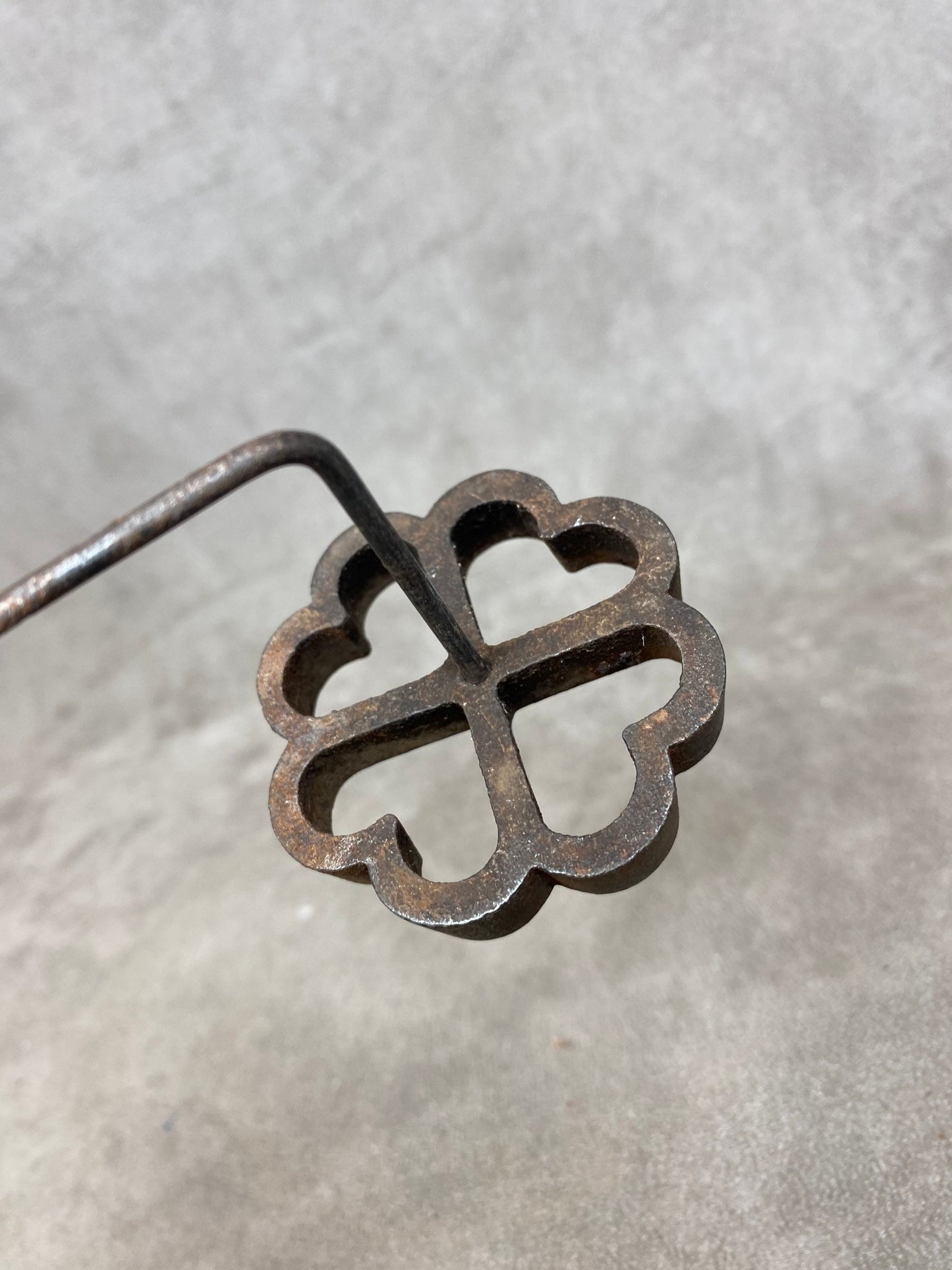 Vintage steel and cast aluminum donut irons Made in France