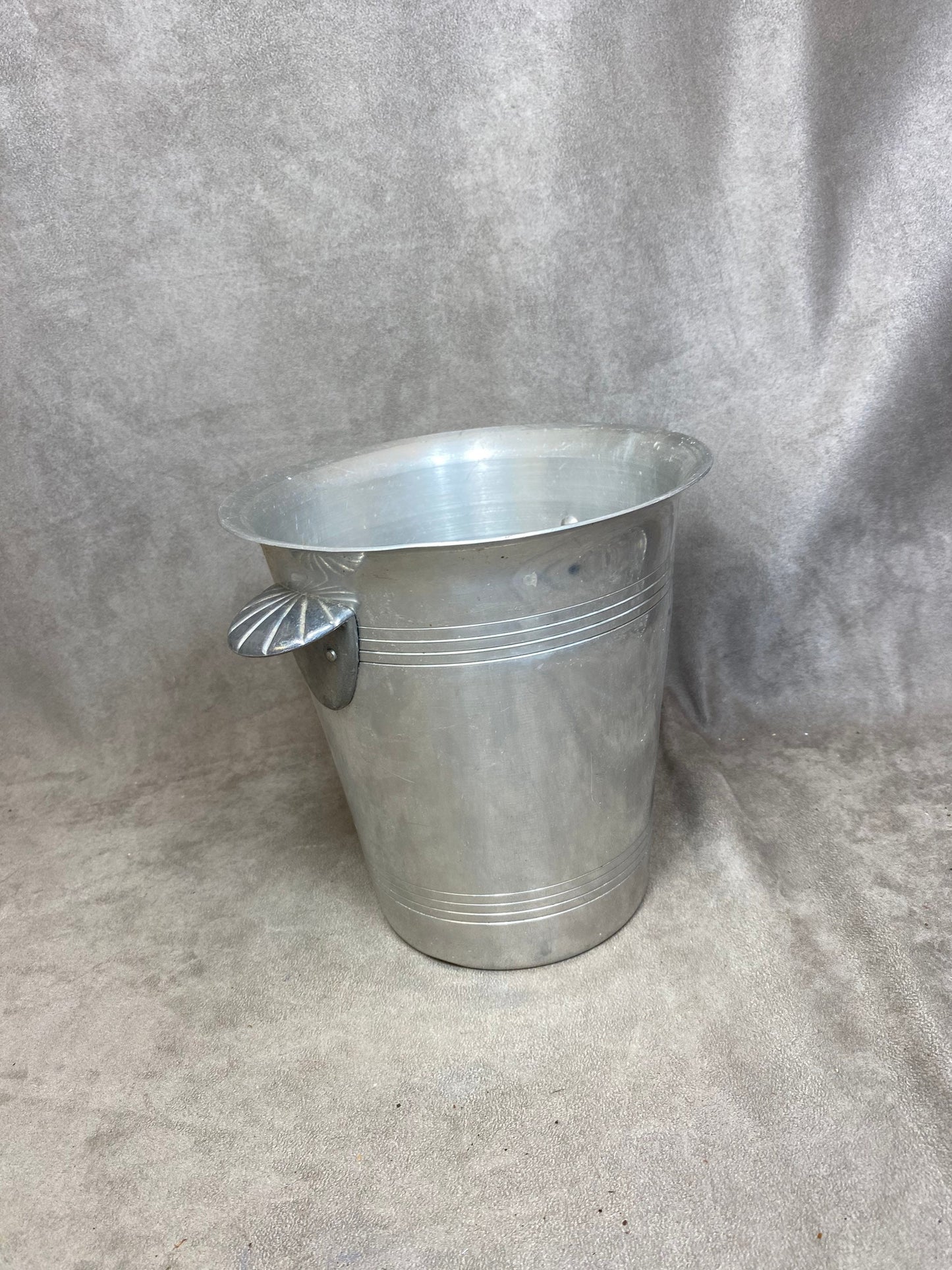 Seau à champagne J de Telmont Made in France en aluminium  Champagne vintage