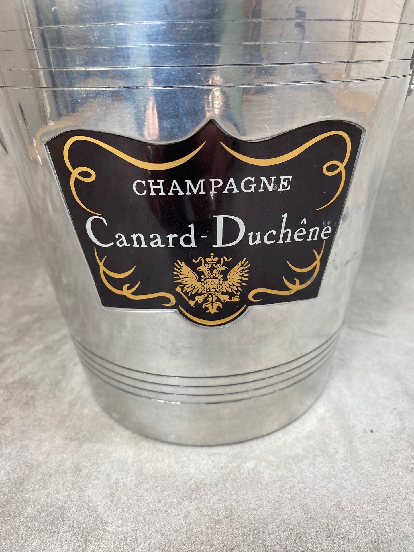 Seau a Champagne Vintage Canard Duchene Champagne seau à glaçons, refroidisseur Made in France 1950