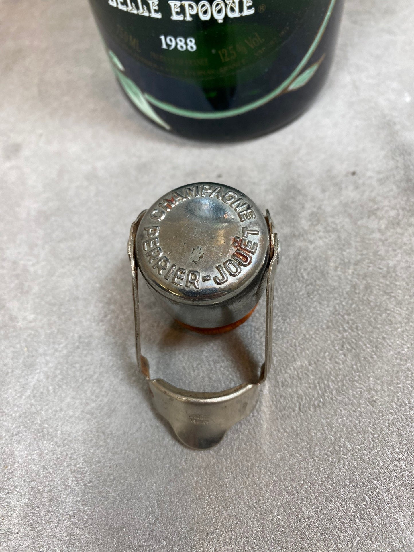 Vintage Perrier-Jouët Stopperkappe, 1970er Jahre, Made in France