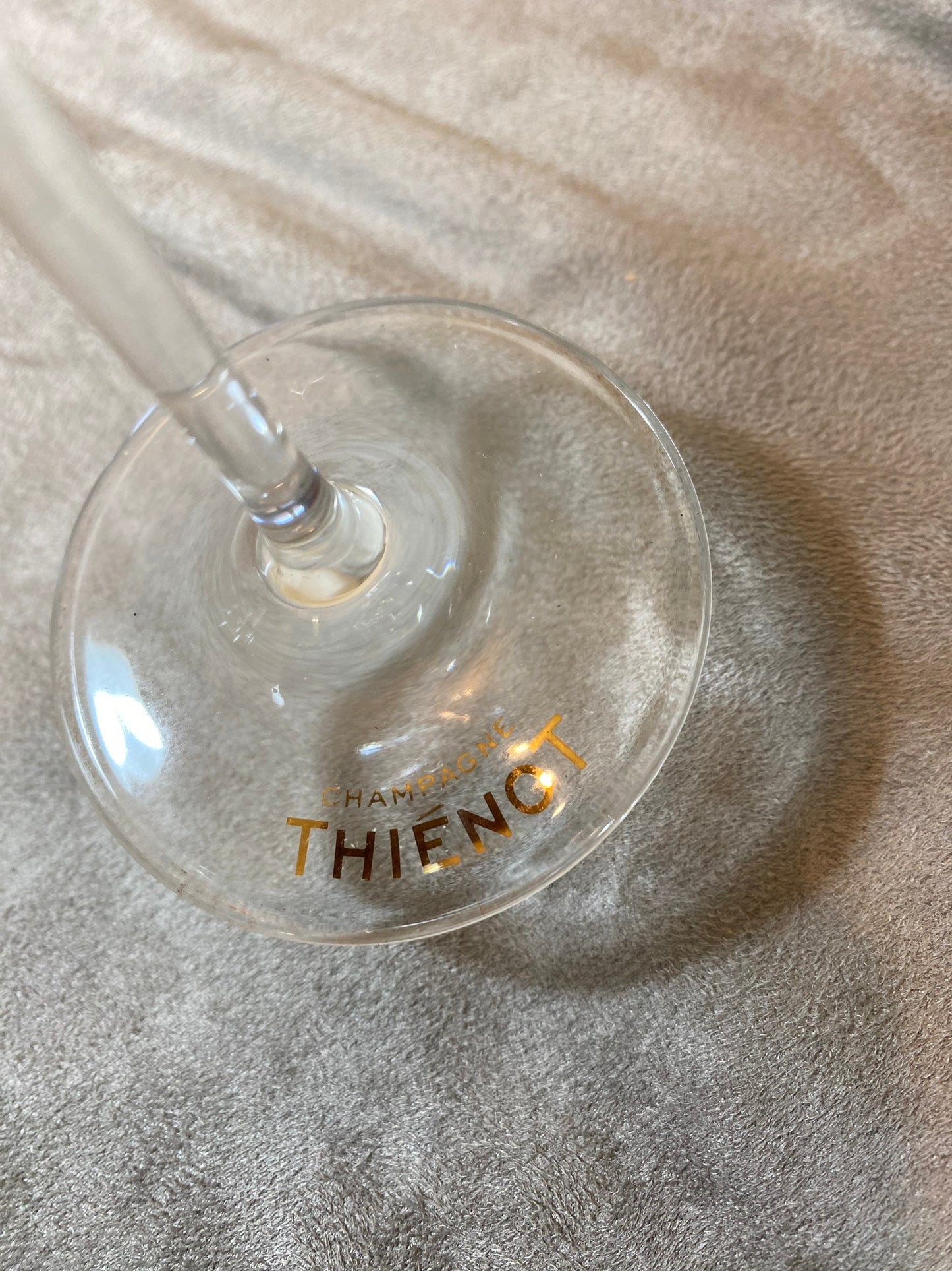 6 Flûte Lehman Reims pour Champagne Thienot vintage en cristal