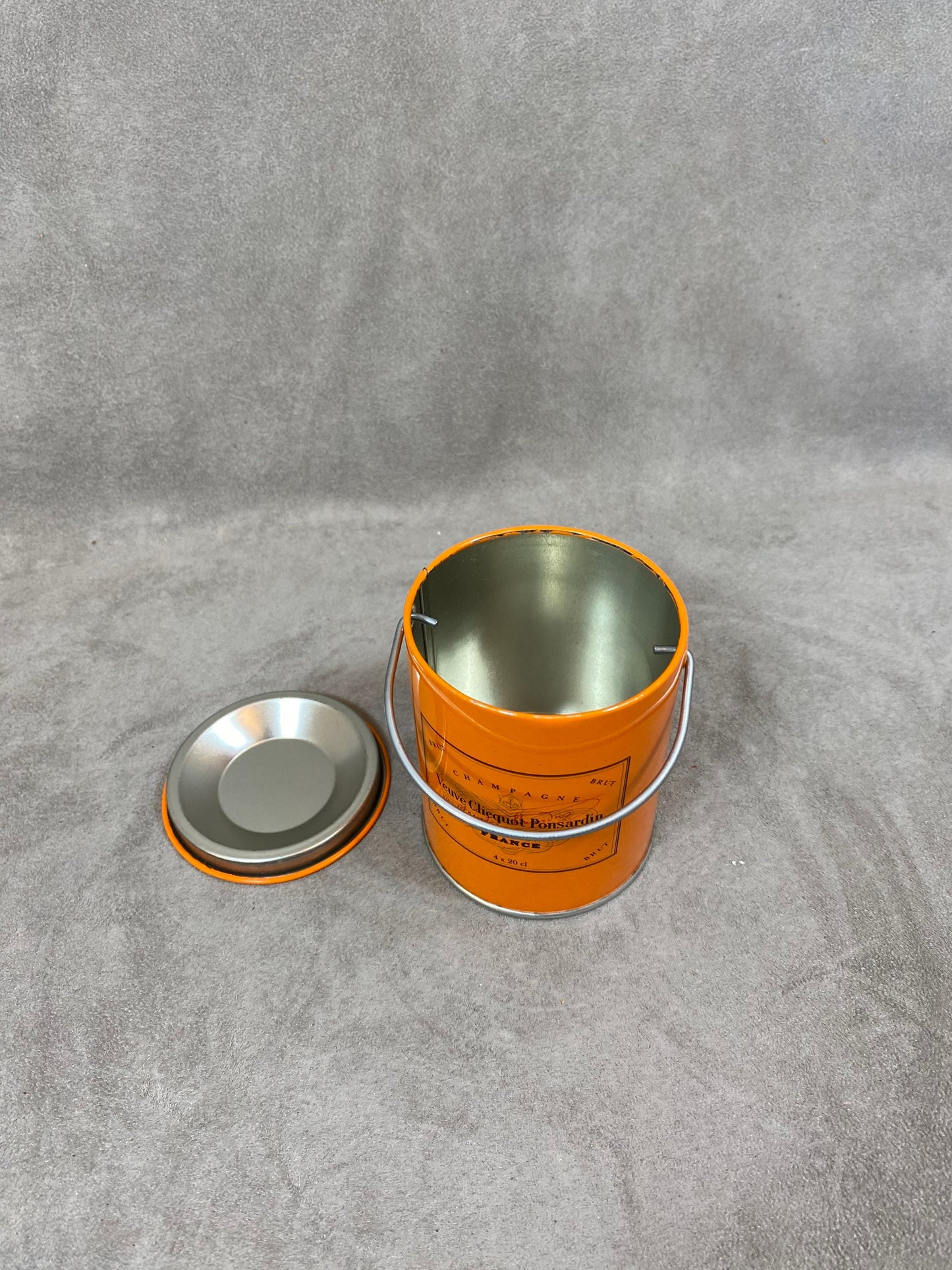 Vintage Veuve Clicquot metal box from the 1990s