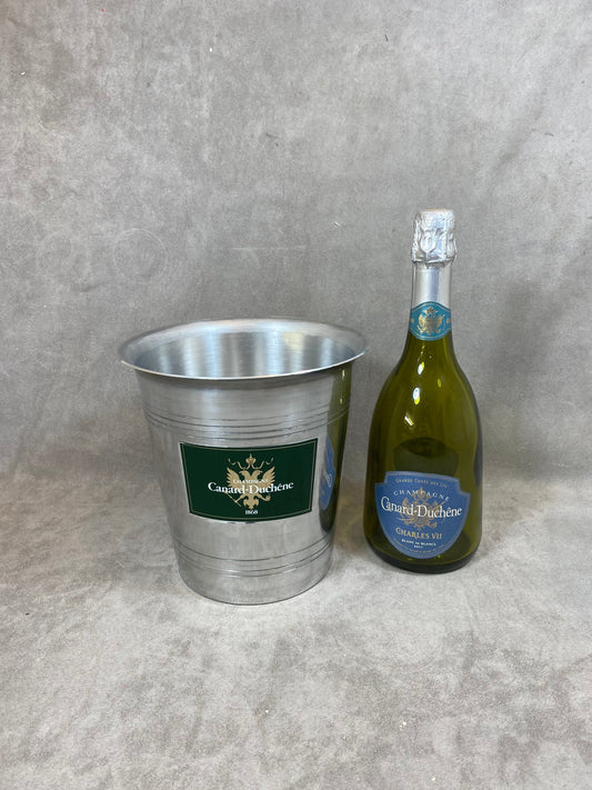 Seau a Champagne  Vintage Français Canard Duchene Champagne seau à glaçons, refroidisseur Made in France 1950