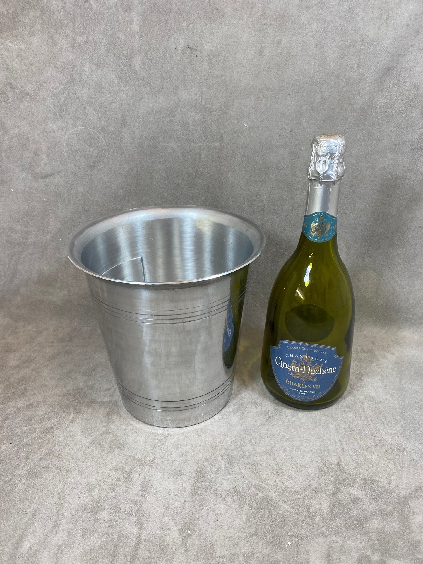 Seau a Champagne  Vintage Français Canard Duchene Champagne seau à glaçons, refroidisseur Made in France 1950