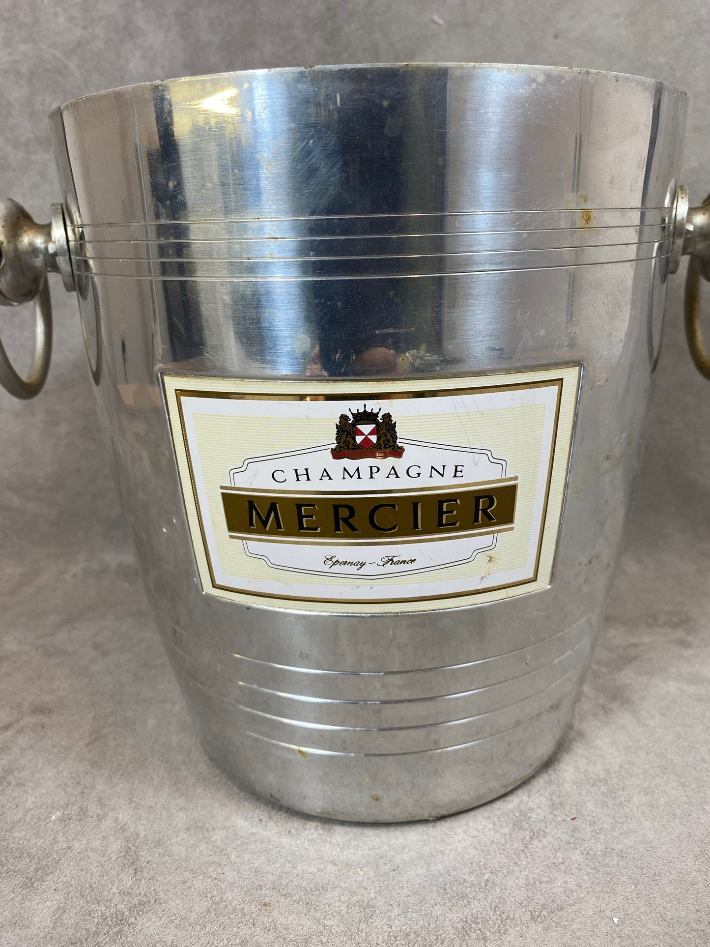 Champagne Mercier seau à champagne vintage pour bouteille de champagne seau, Champagne français, Cadeau Champagne Made in France