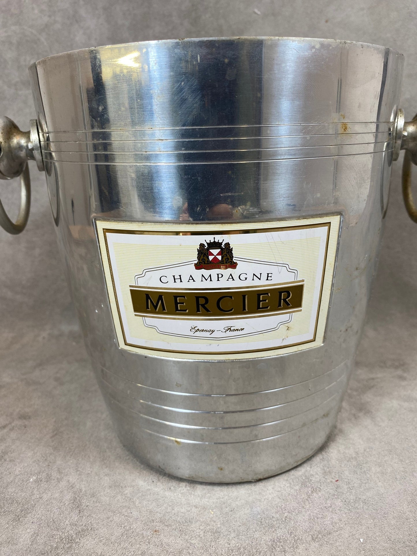 Champagne Mercier seau à champagne vintage pour bouteille de champagne seau, Champagne français, Cadeau Champagne Made in France
