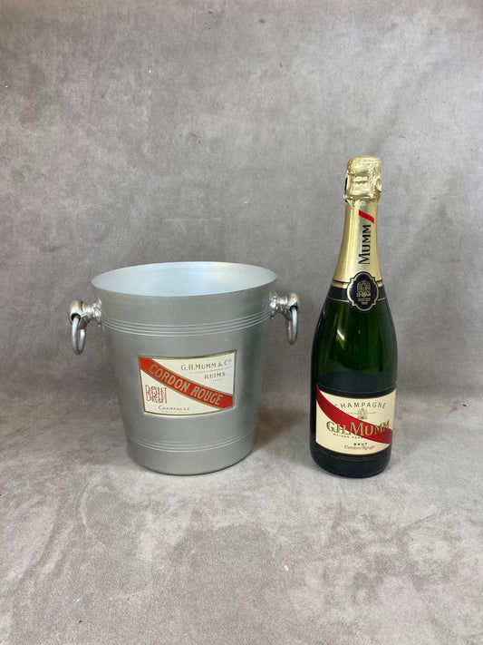 Seau à champagne vintage Mumm Cordon Rouge  Made in France