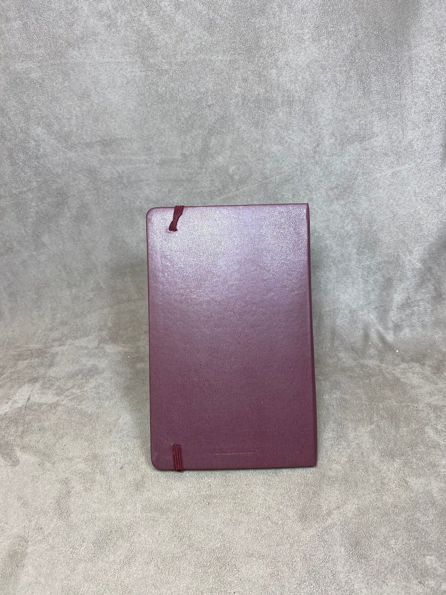 RARE KRUG Champagne Carnet rouge bordeaux en similicuir vintage Made in France Années 1990