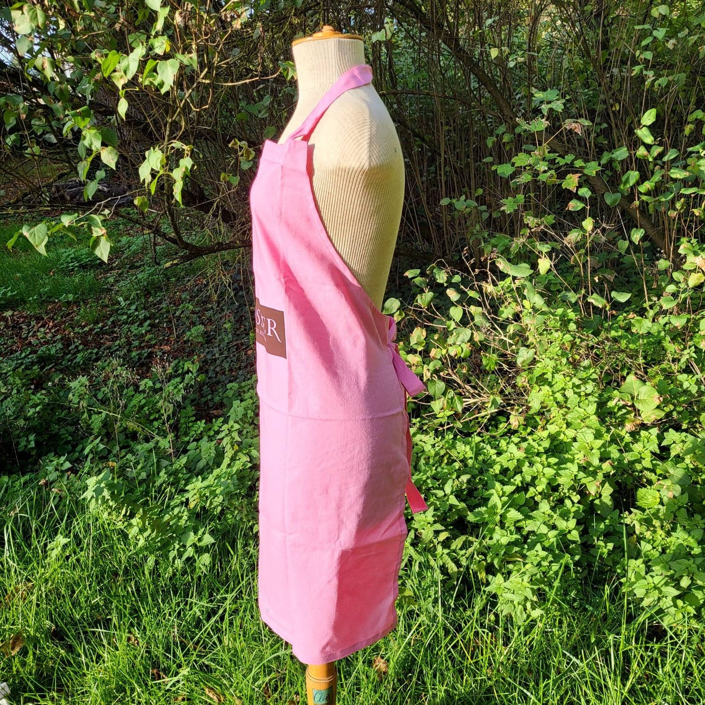 Fossier pink kitchen apron Fossier Biscuit Rose de Reims Made in France