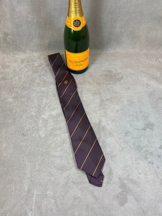 RARE Vintage Veuve Clicquot Ponsardin Champagne Silk Tie Made in France