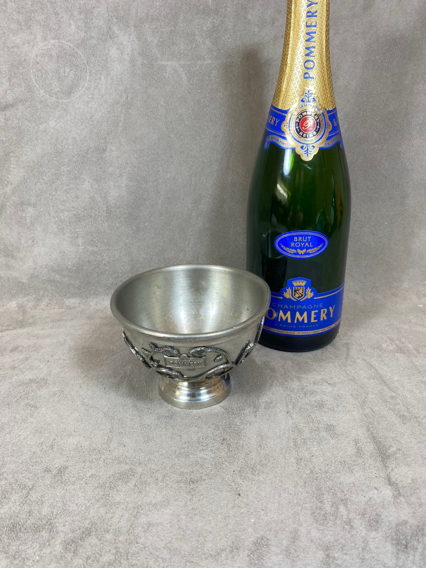 RARE Vintage steel Pommery ice bucket Made in France