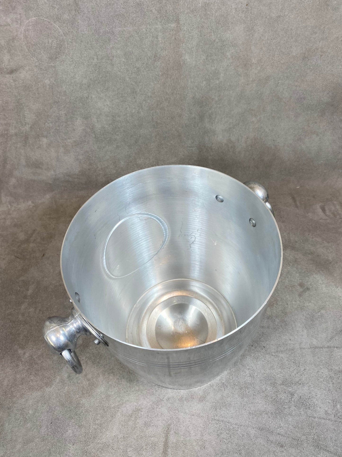 RARE NAPOLEON metal champagne bucket Made in France 1970s