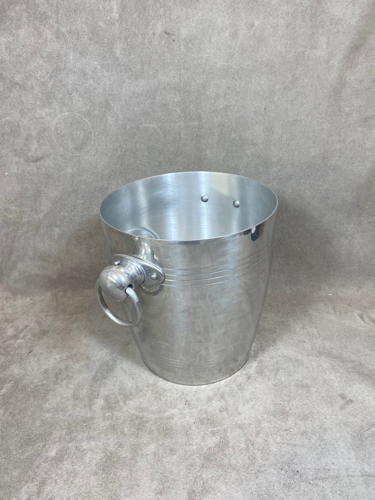 RARE NAPOLEON metal champagne bucket Made in France 1970s