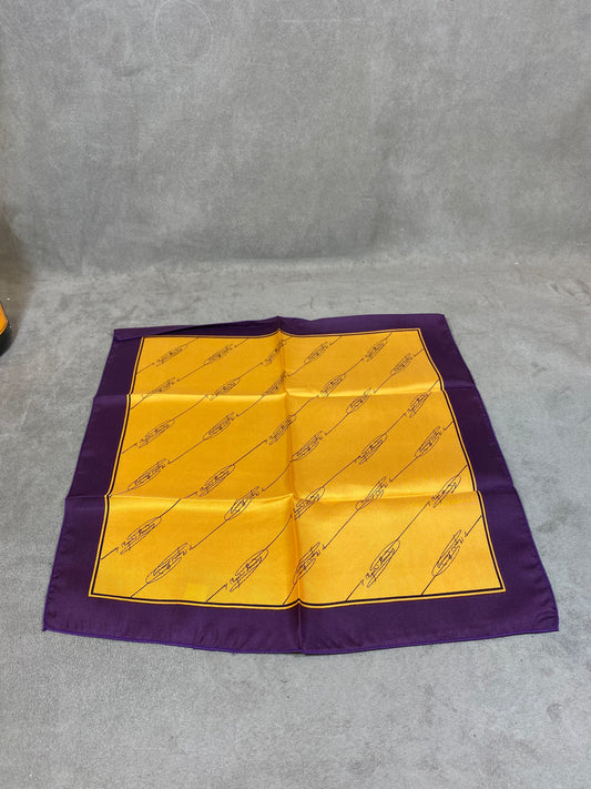 RARE Veuve Clicquot vintage silk clutch Made in France