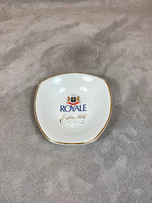 Royale Extra Mild Porcelain Ashtray Made in France 1980s