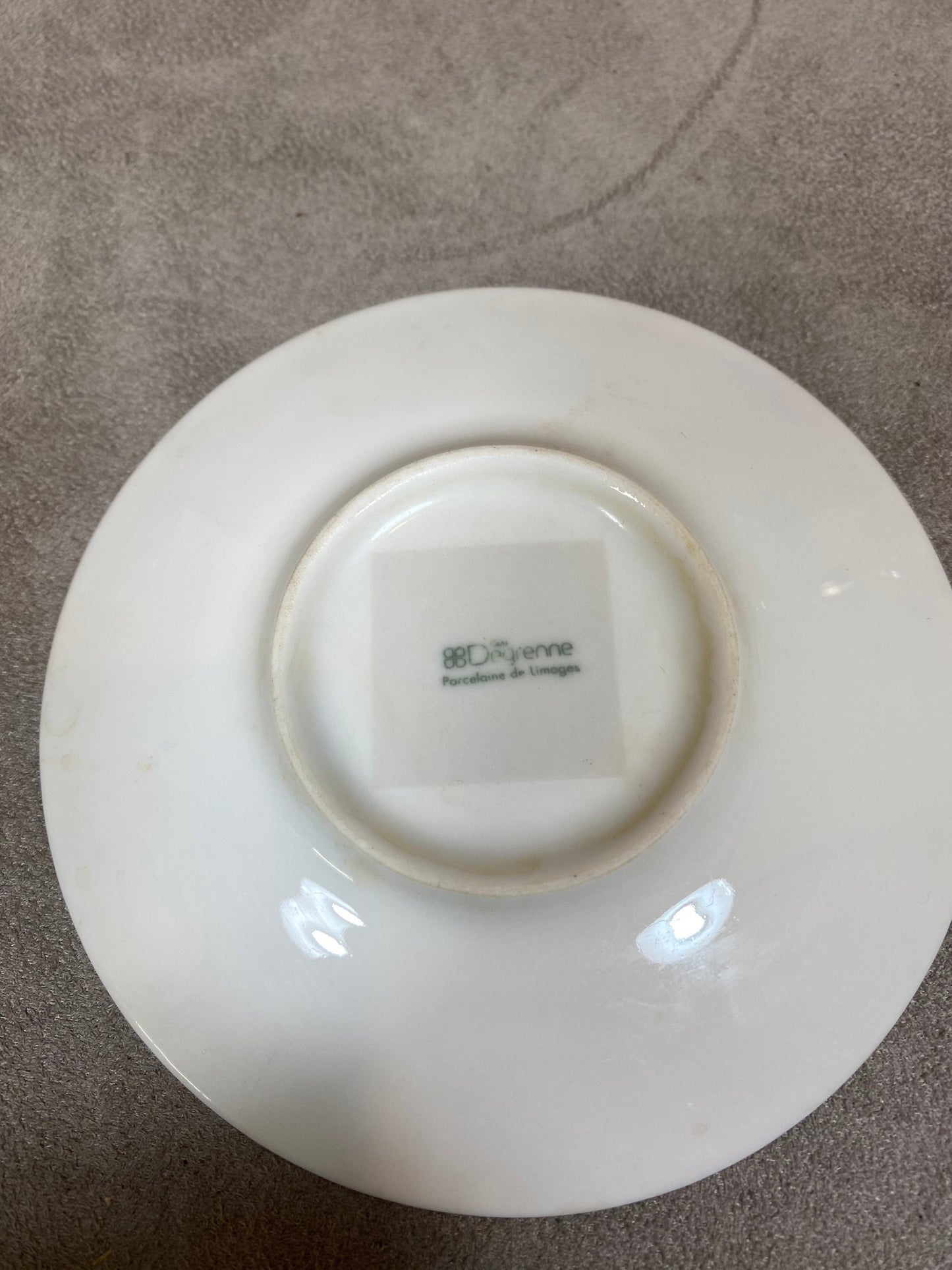 Pretty little coffee cup in Limoges porcelain Guy Degrenne vintage Made in France