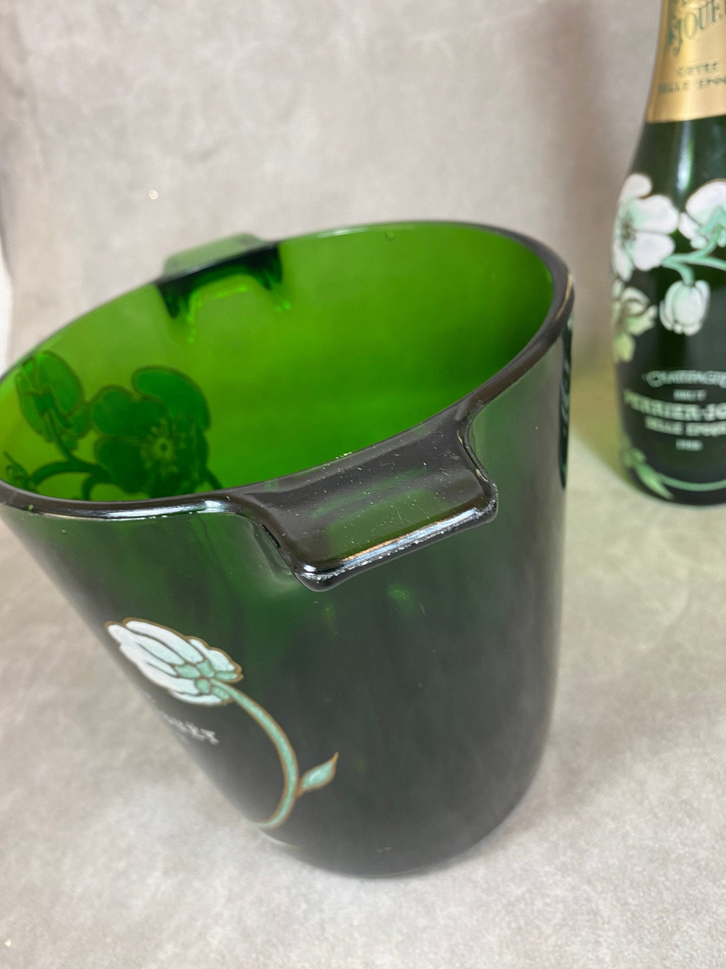 VERY RARE Seau à champagne Perrier Jouët champagne ice bucket from Perrier Jouët / French vintage / Wine / Champagne / Made in France