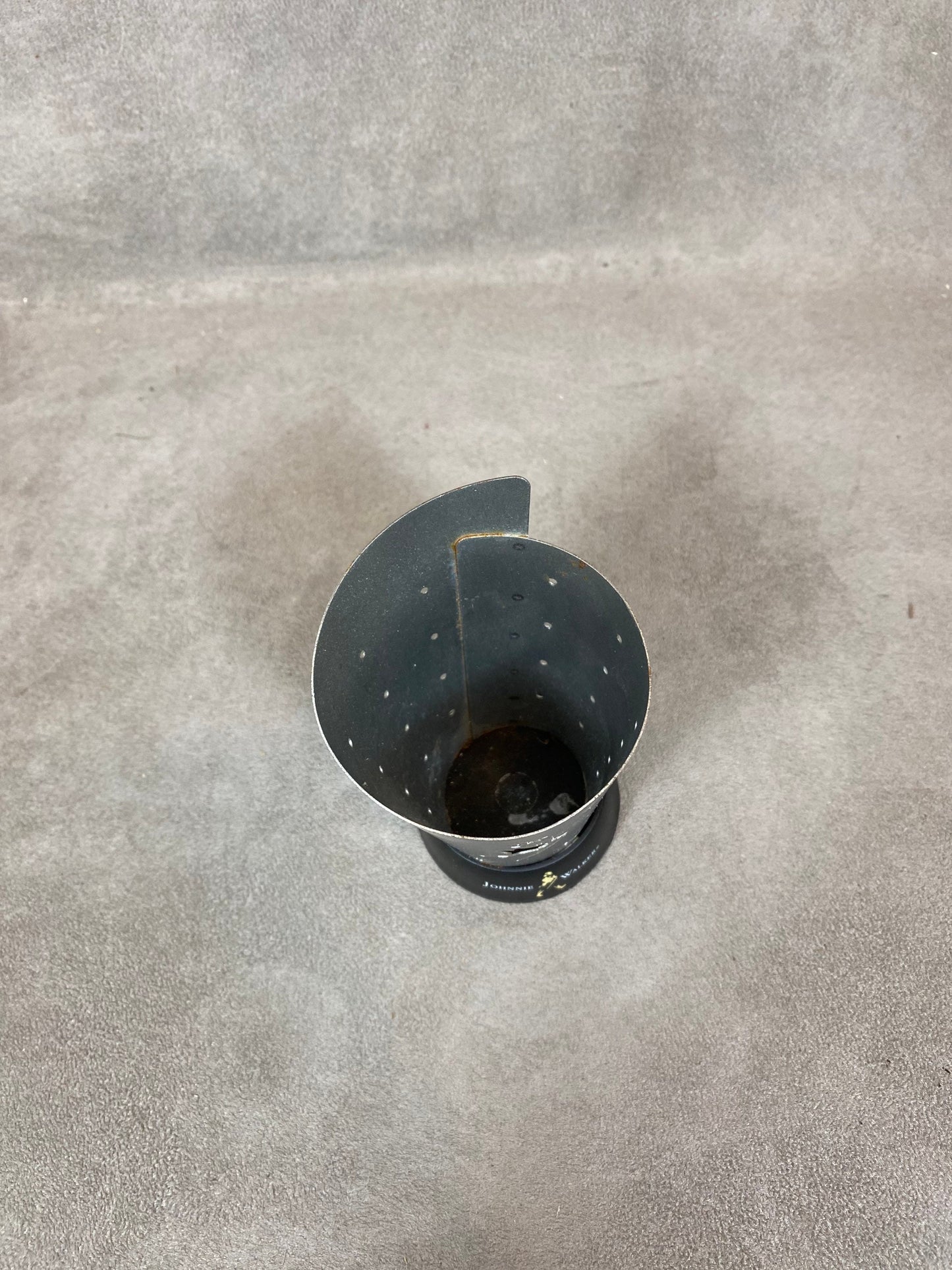 Porte paille publicitaire Whisky Johnnie Walker en plastique Made in France Vintage 1980