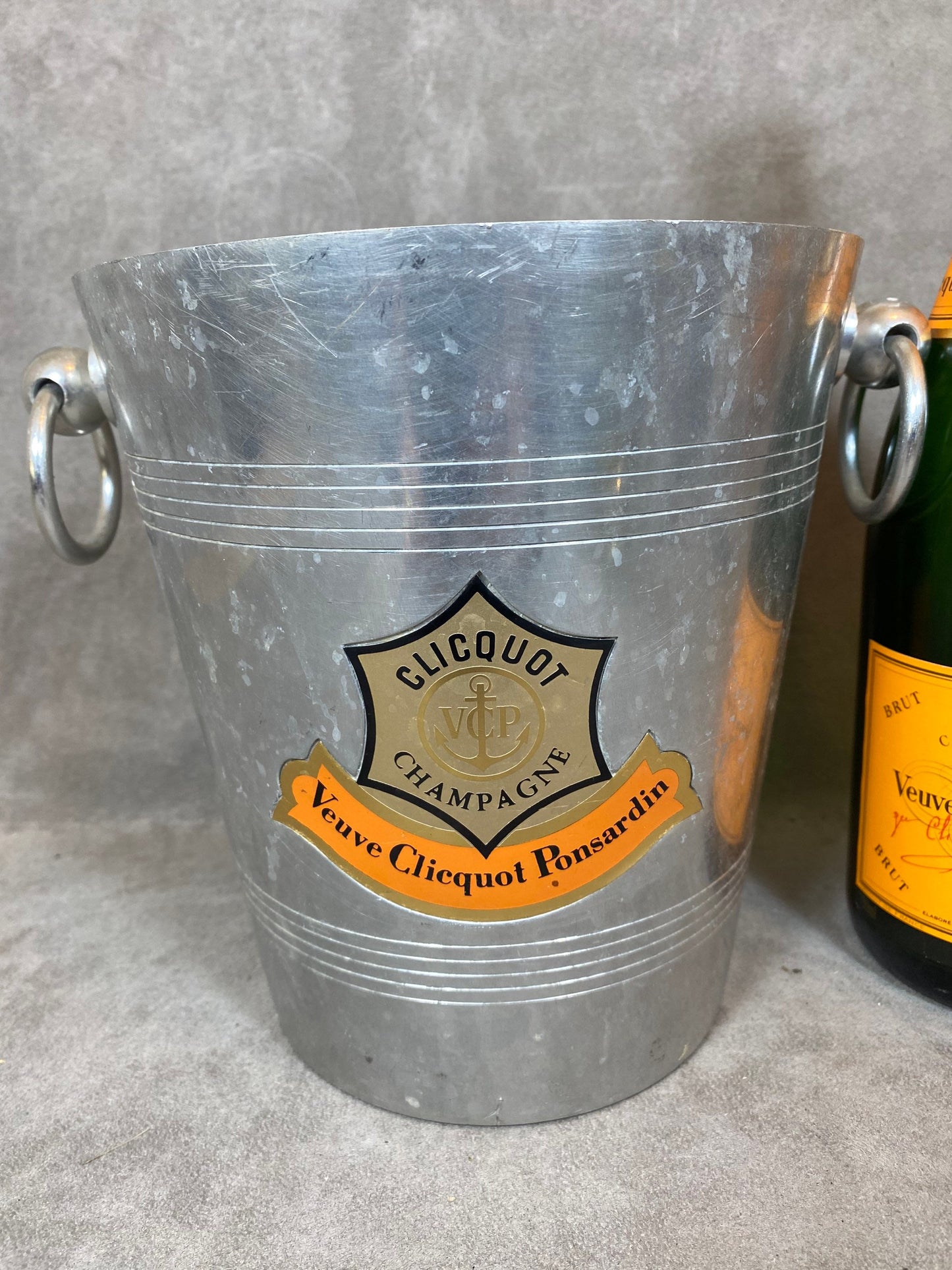 Veuve Clicquot vintage champagne bucket for champagne bottle Veuve Clicquot bucket, French Champagne, Champagne Gift Made in France