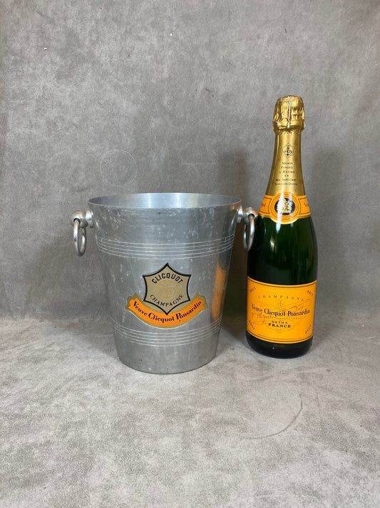 Veuve Clicquot vintage champagne bucket for champagne bottle Veuve Clicquot bucket, French Champagne, Champagne Gift Made in France