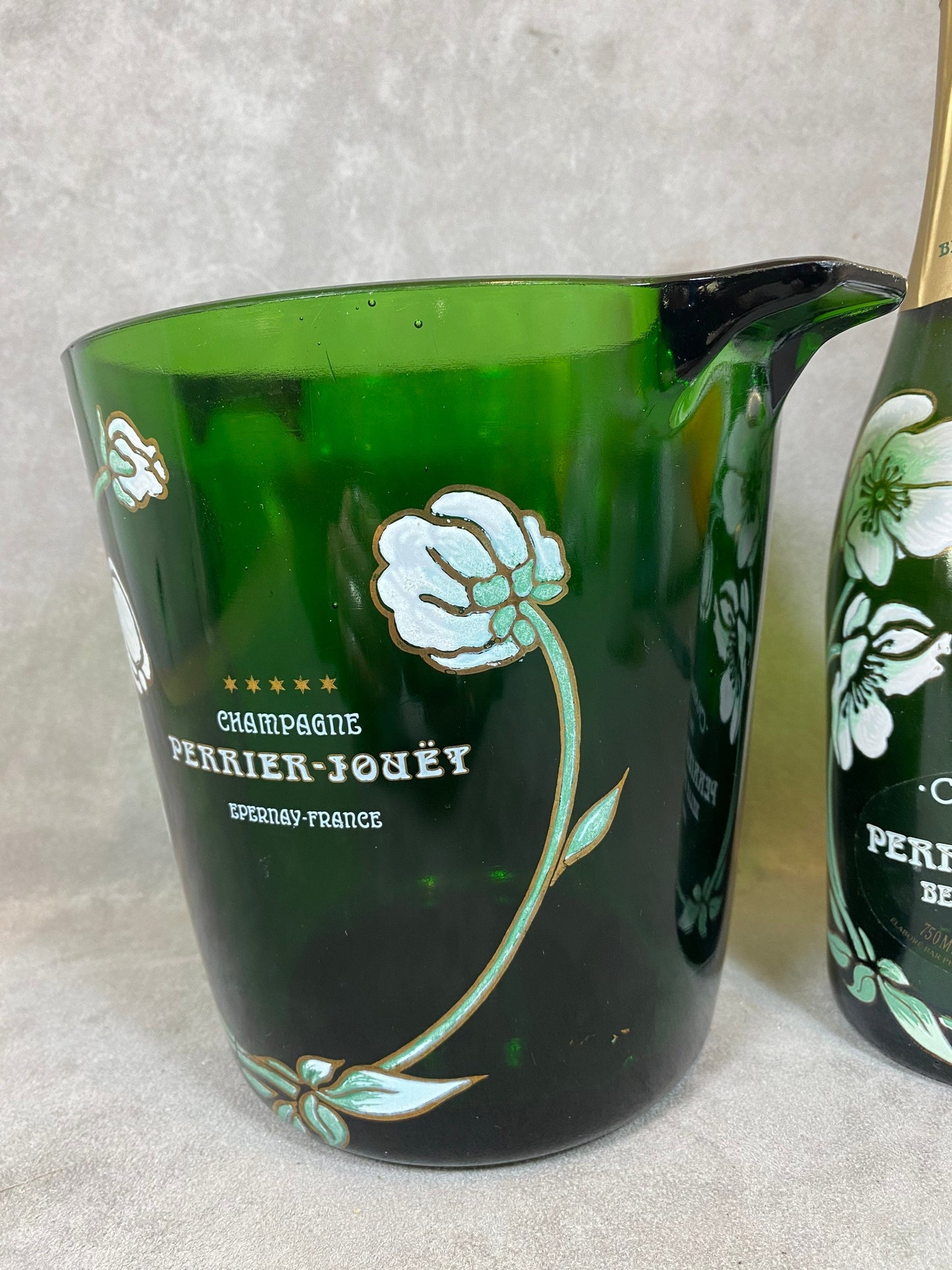 SEHR SELTENER Perrier Jouët Champagner-Eiskübel von Perrier Jouët / Französischer Vintage / Wein / Champagner / Made in France