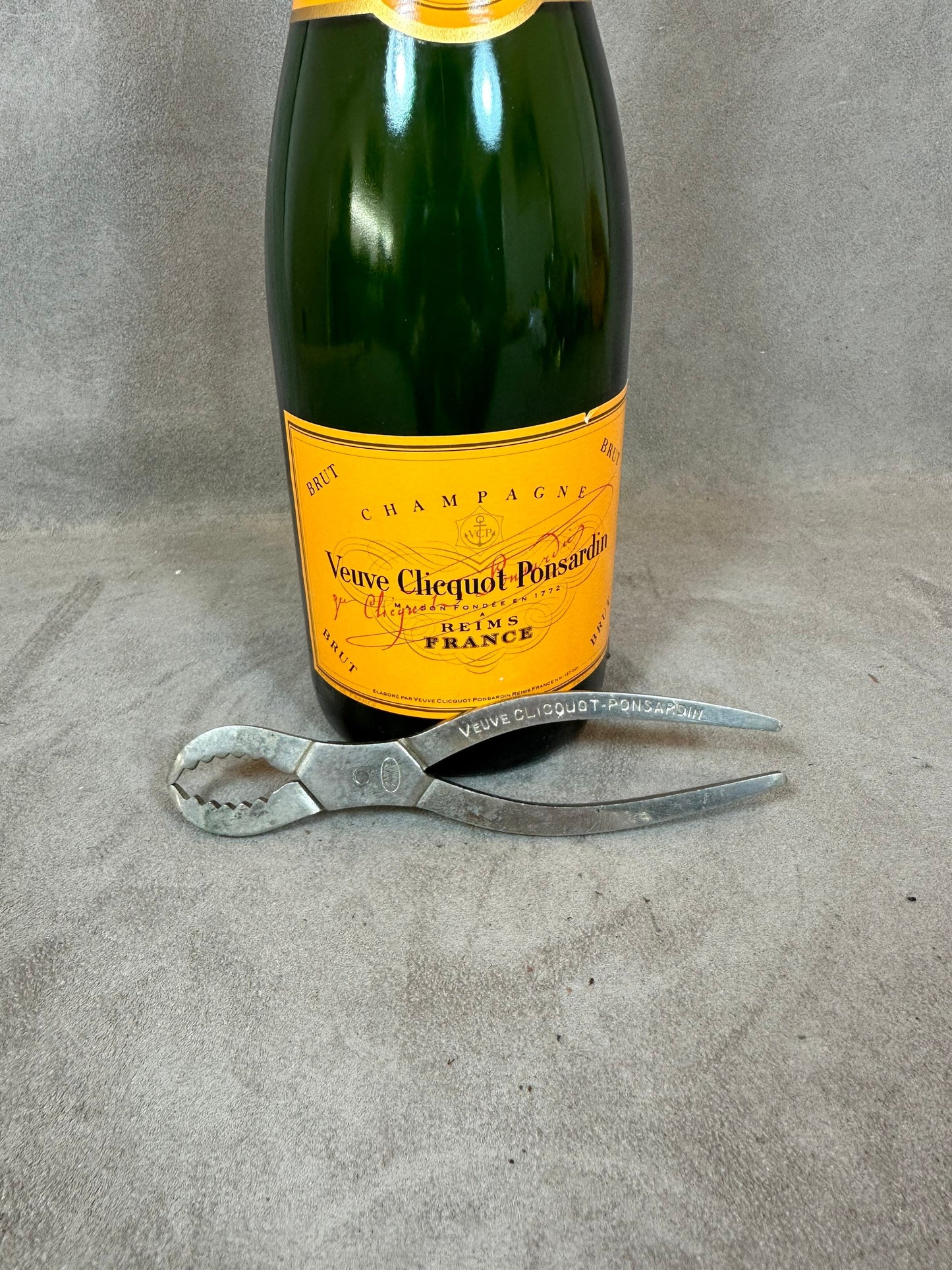 Veuve Clicquot Champagne, Pince à Champagne, Made in France, Vintage