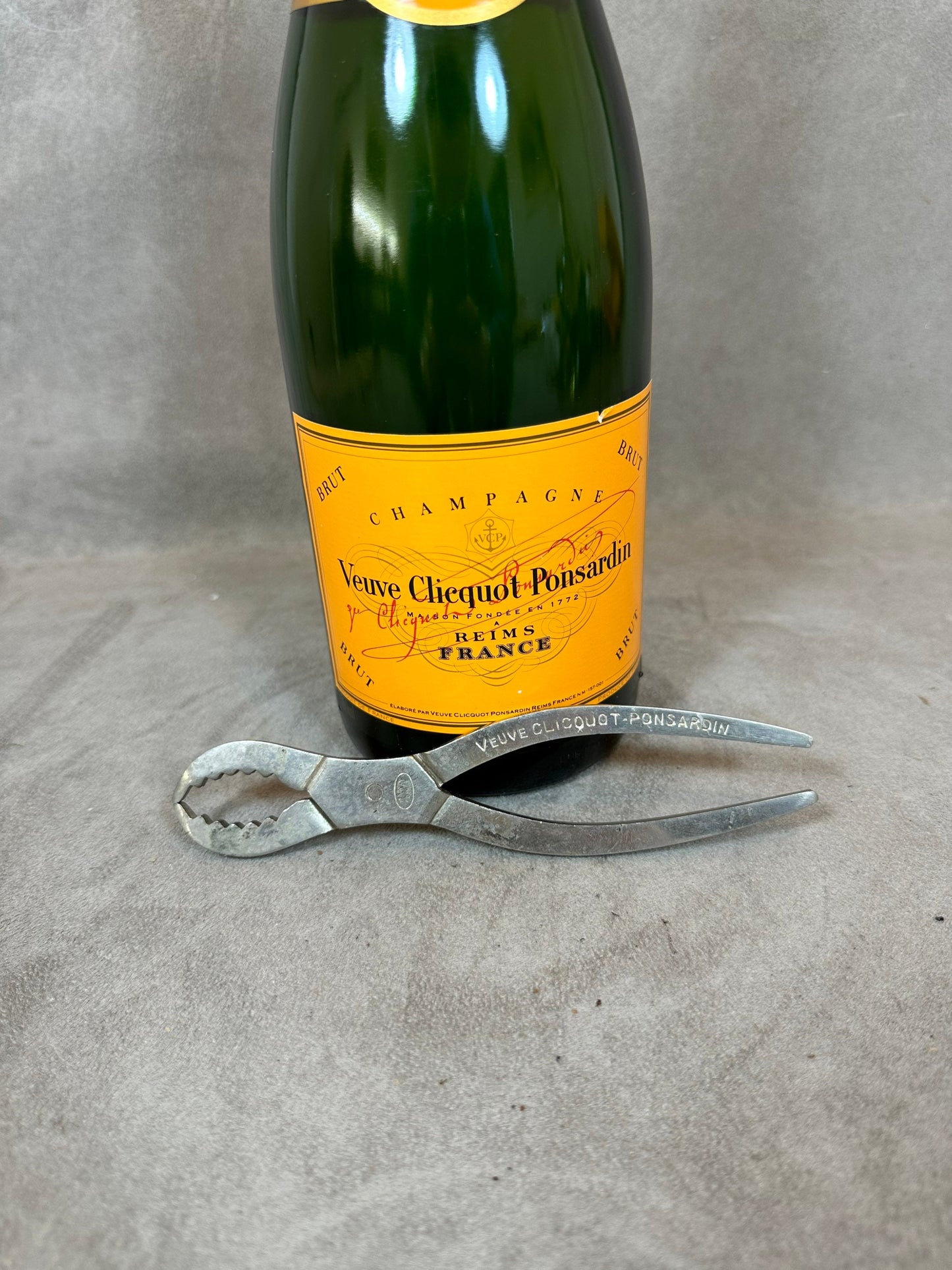 Veuve Clicquot Champagner, Champagnerzange, Made in France, Vintage