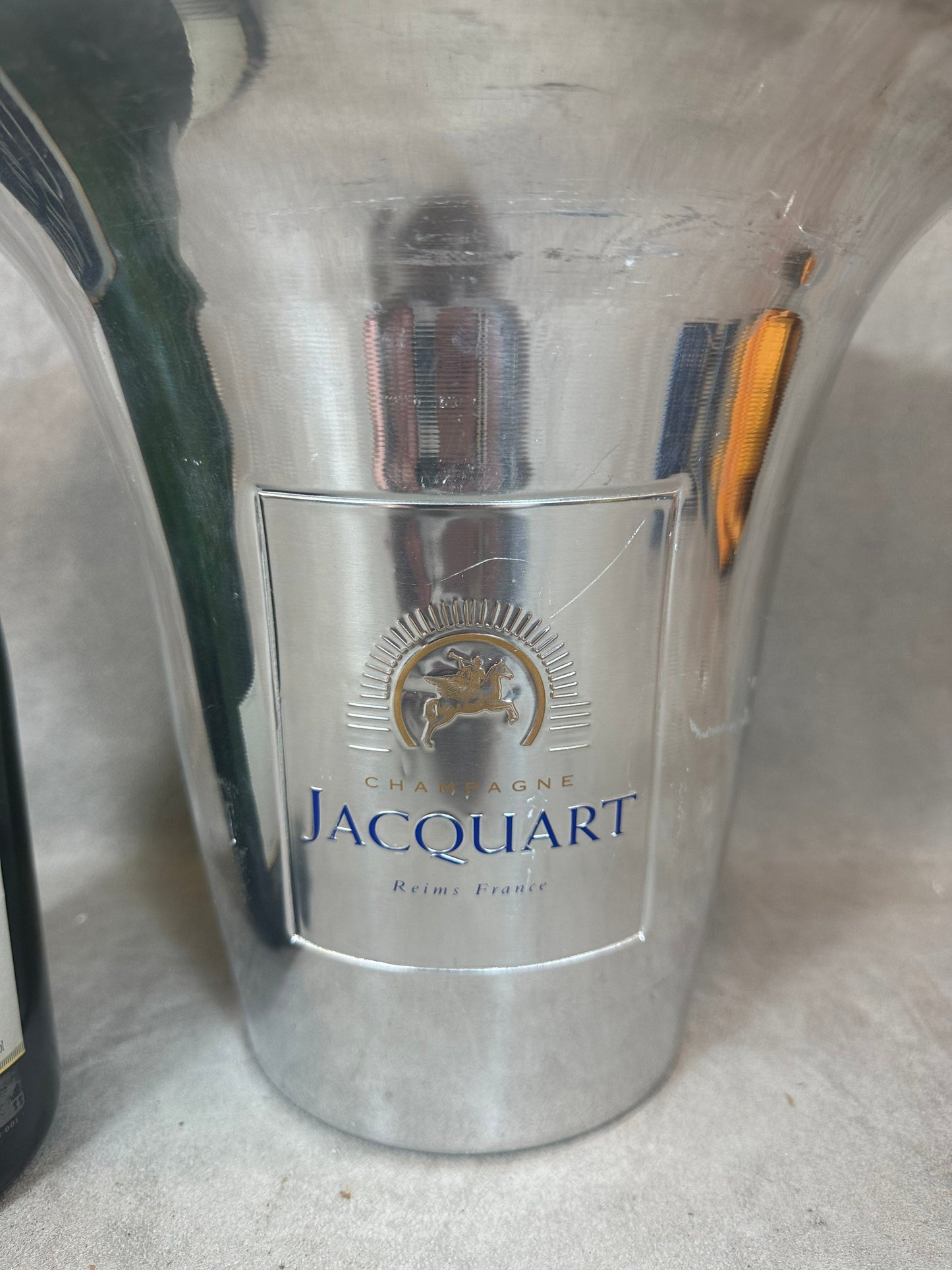 Vintage Jacquart Aluminium Champagnerkühler Made in France