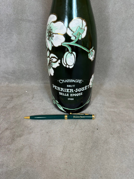 Stylo en acier champagne Perrier-Jouet Made in France