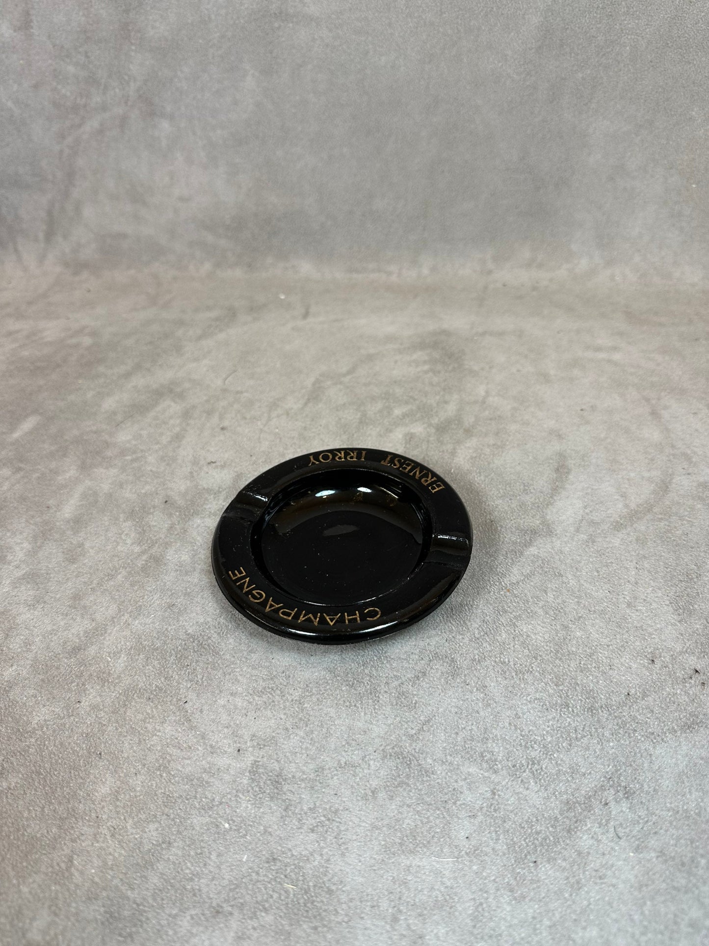 Ernest Irroy Champagne Advertising Ashtray, Made in France, Vintage 1980