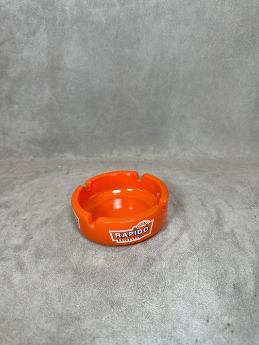Cendrier publicitaire en verre RAPIDO Française Des Jeux, Made in France, Vintage 1990