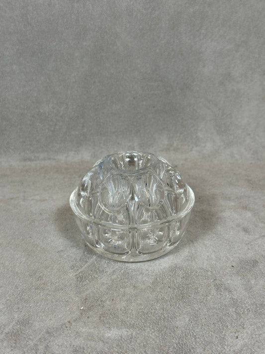 Vintage glass 9-hole flower picker Made in France