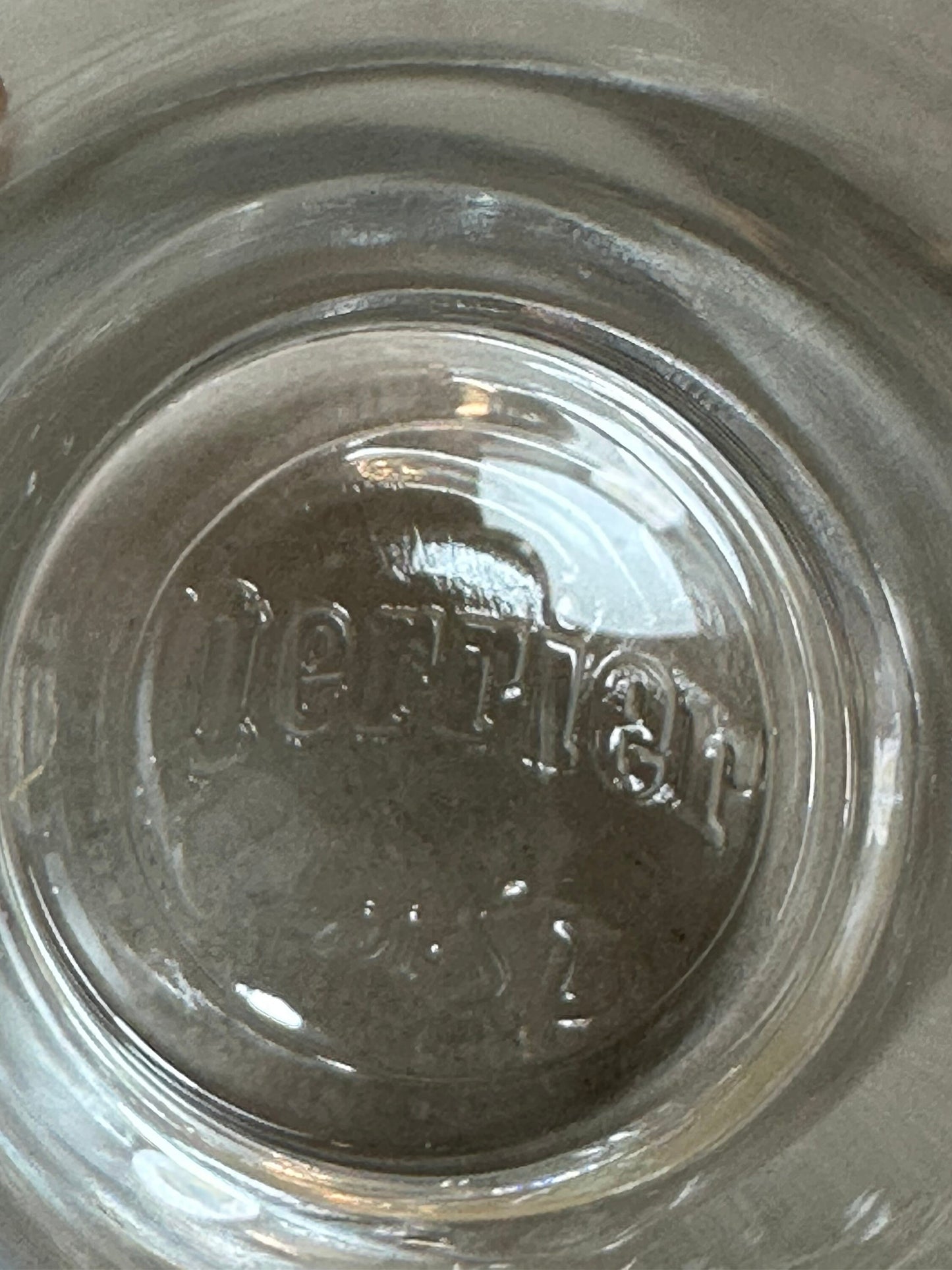 Set Perrier de 6 verres Perrier vintage made in France Années 1980