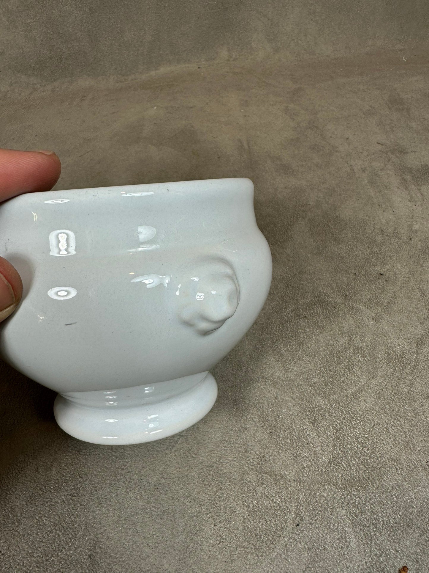 Emile Henry Lion Head Onion Soup Bowl, Made in France, Vintage 1980