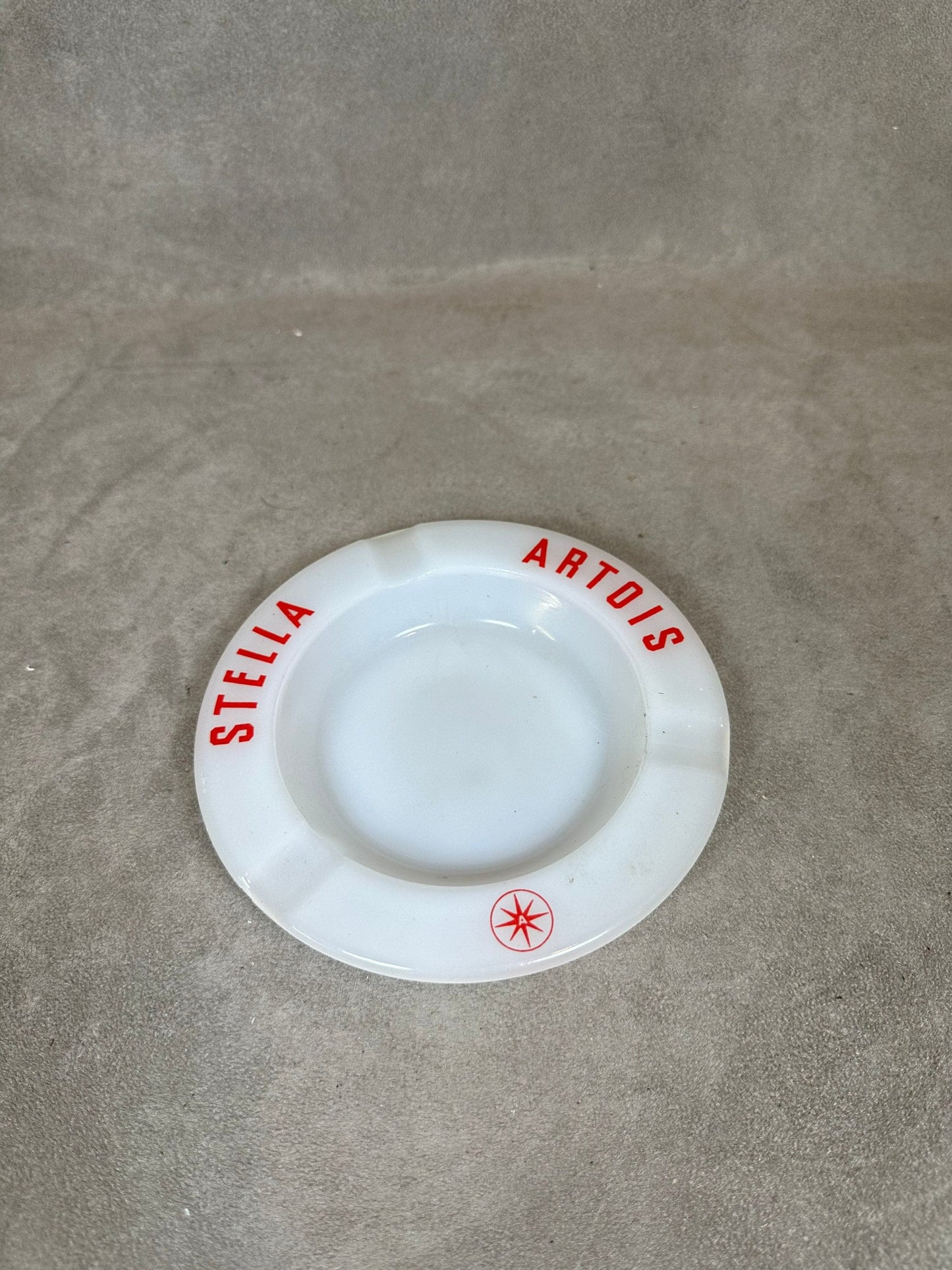 Vintage Stella Artois Glas Aschenbecher Made in France 1980er Jahre