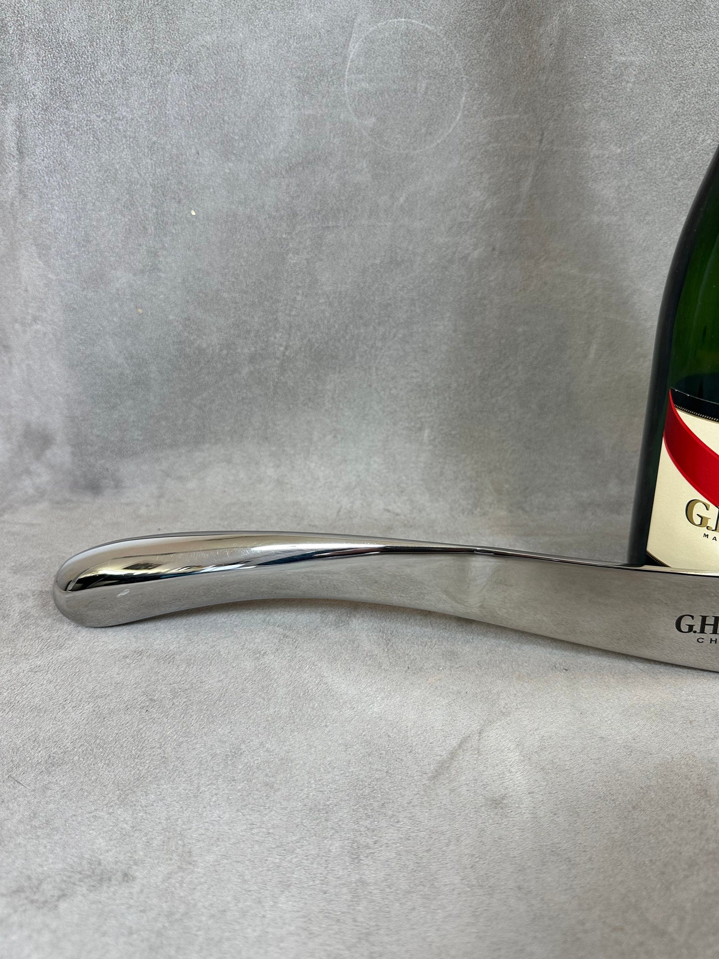 RARE Sabre à champagne en acier Georg Jensen pour le champagne MUMM vintage