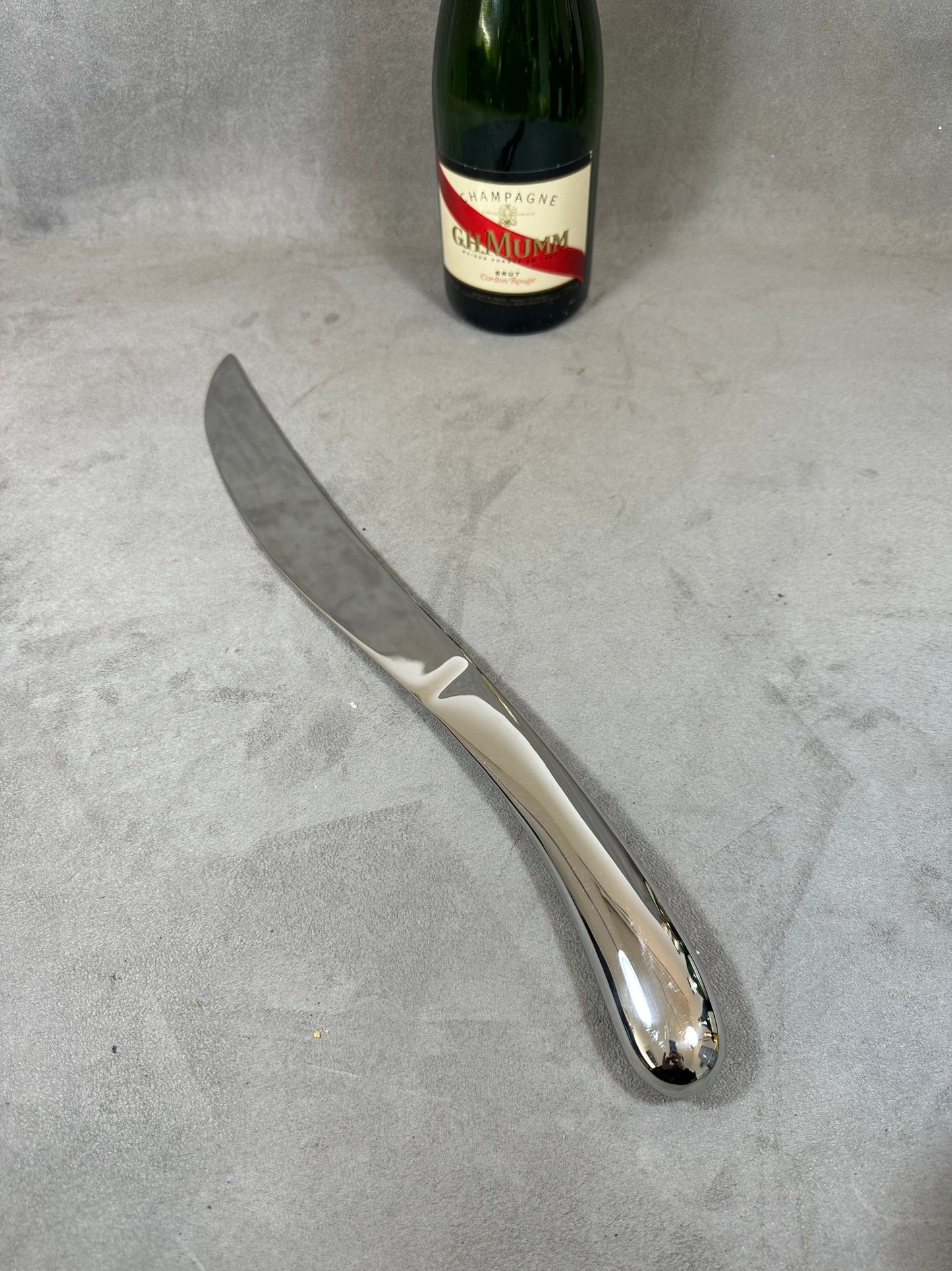 RARE Georg Jensen steel champagne sabre for vintage MUMM champagne