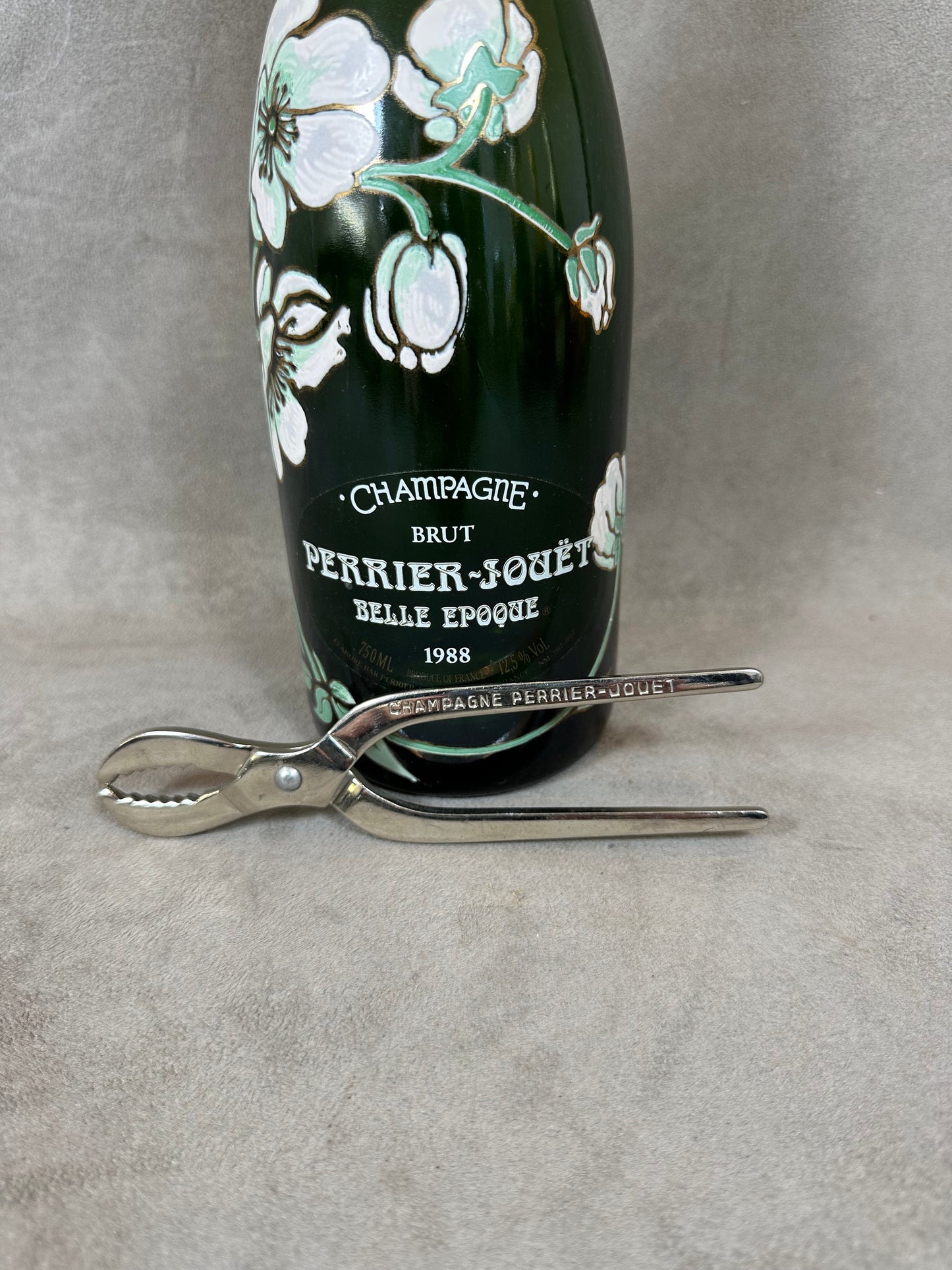 Perrier-Jouët pince à champagne en acier vintage Made in France, Wine Collectors, French Wine