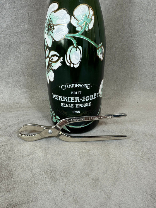 Perrier-Jouët pince à champagne en acier vintage Made in France, Wine Collectors, French Wine